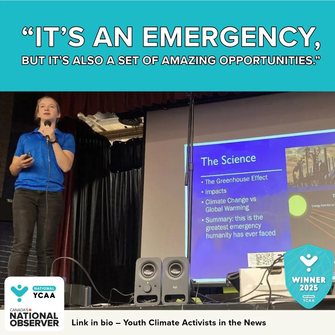 🌱 Quinn MacAskill &ndash; 2025 NYCAA Winner 🌍

&ldquo;Youth have so many good ideas &mdash; it&rsquo;s exciting to know that our input and engagement is part of the solution.&rdquo; 💡💬

Quinn is helping others step into the future by leading clim