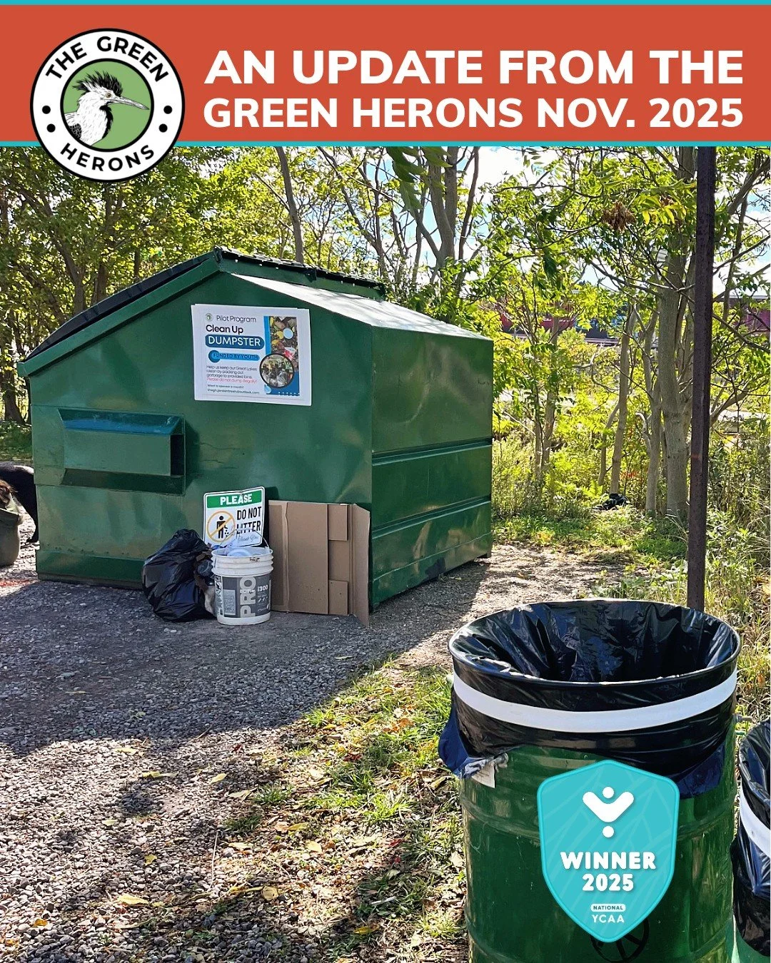 🌿 An Update from The Green Herons &ndash; 2025 NYCAA Winners 🌍

Youth-led action is a powerful example of promoting sustainability and community responsibility. 💪🌱 Real change takes everyone &mdash; and this team is helping lead the way. 🙌💚

Af