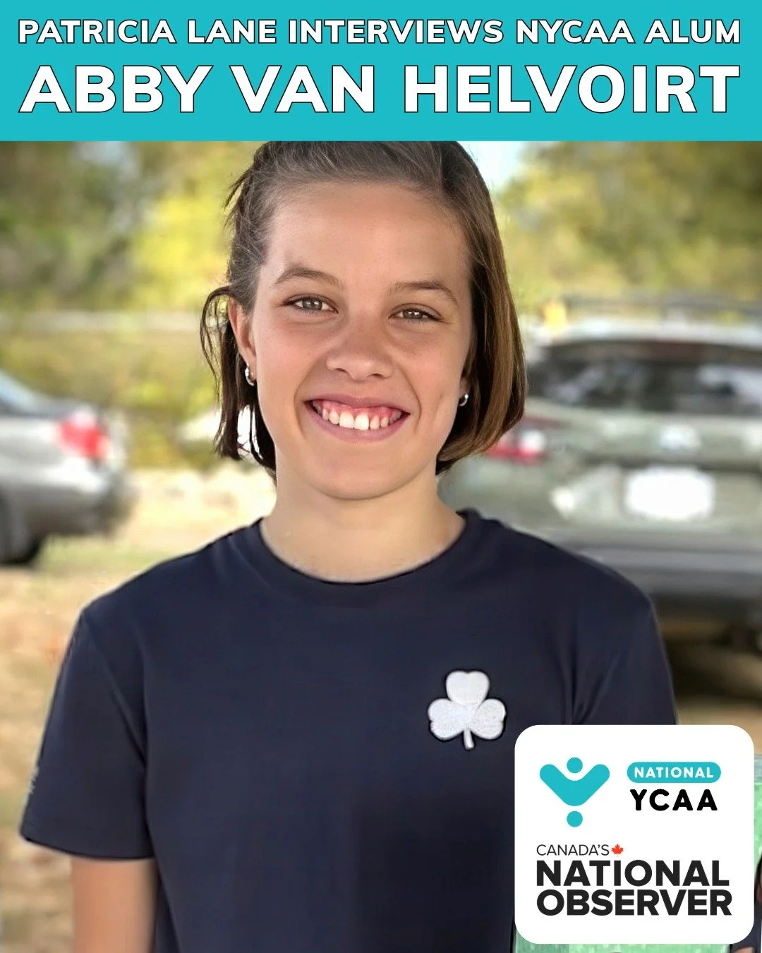 🎉Another one of our 2025 NYCAA alumni has been interviewed by Patricia Lane for Canada&rsquo;s National Observer! 

💬💚Abby reflects on what inspired her climate leadership, how the National Youth Climate Activism Award helped her grow, and what gi