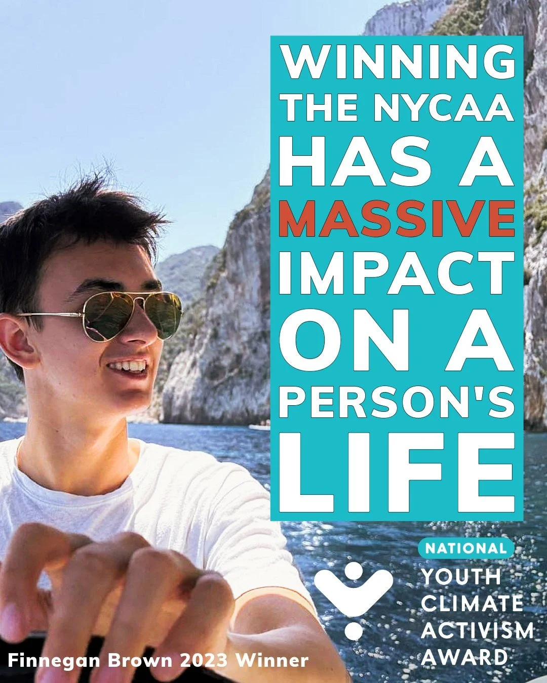 🌟 &ldquo;Being celebrated as a NYCAA winner gives a person a huge motivational boost, which can propel them to be an even more outspoken climate leader for their community. For all NYCAA alumni, I believe it deepens our commitment to continued work 