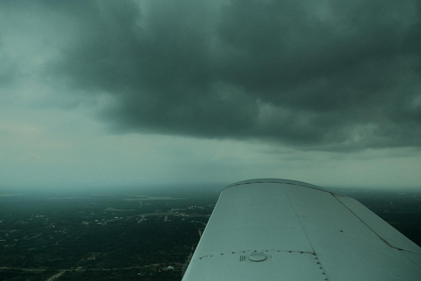 My little brother has a pilots license, so he took me flying, I had a good time