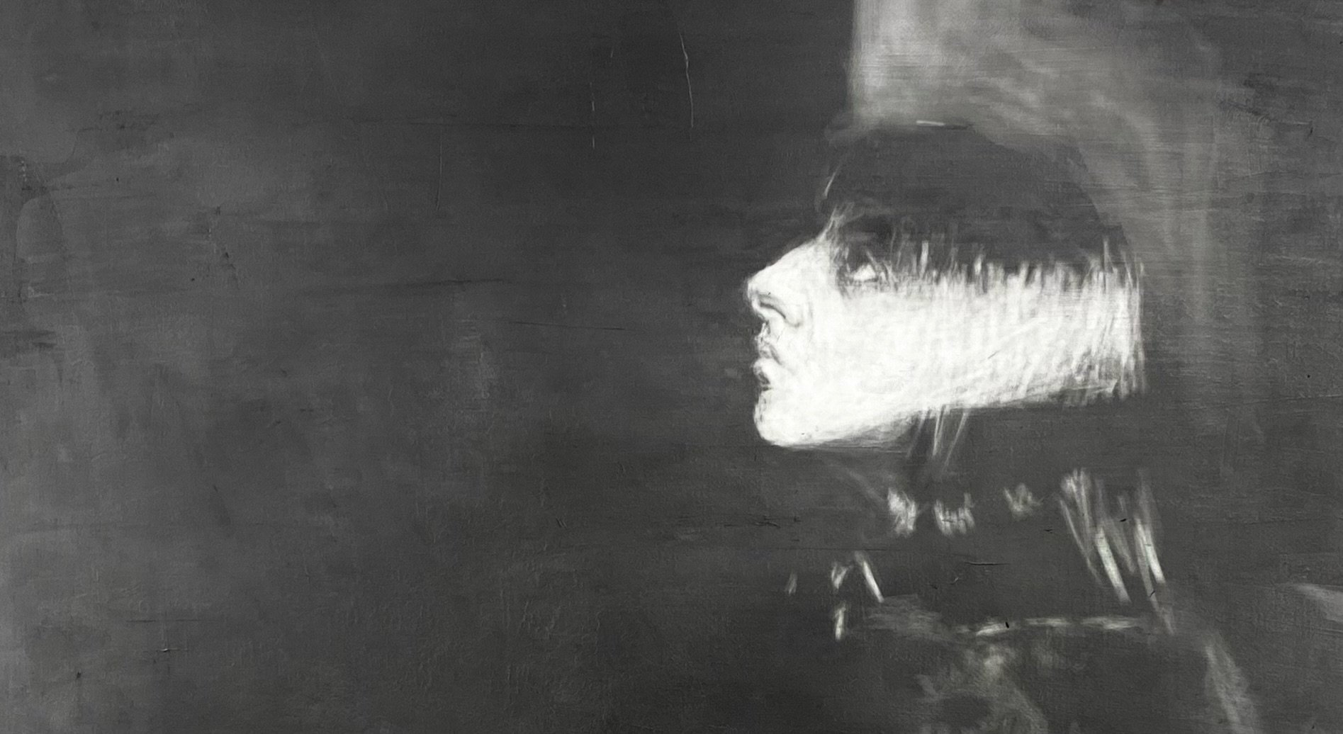 Untitled, Graphite on Gessoed paper, 2023