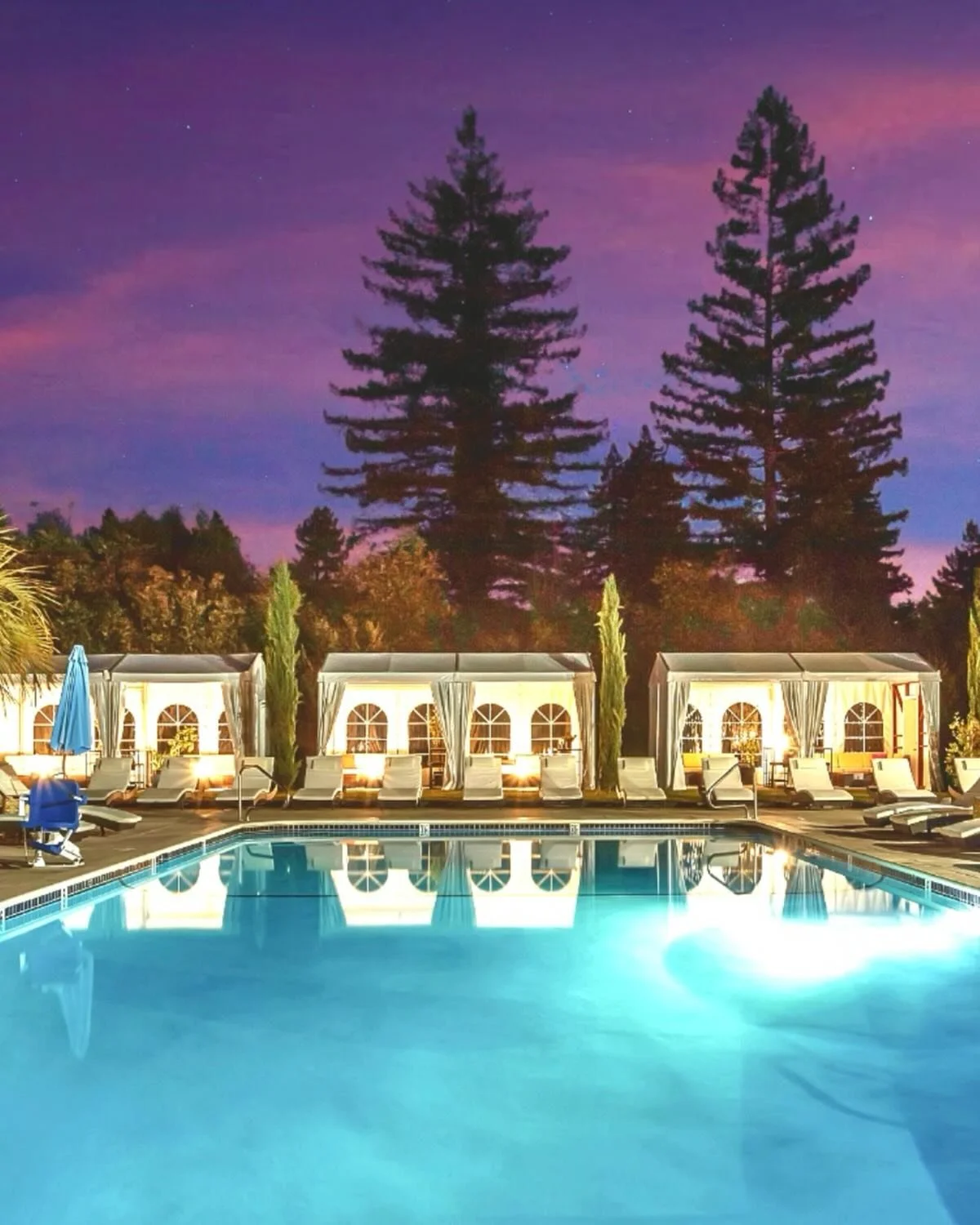 Twilight by the pool hits different ✨

As the sky fades into soft purples and the lights glow warm, our cabanas become your private escape&mdash;perfect for unwinding, reconnecting, and soaking in the calm of the evening.

Stay a little longer&hellip