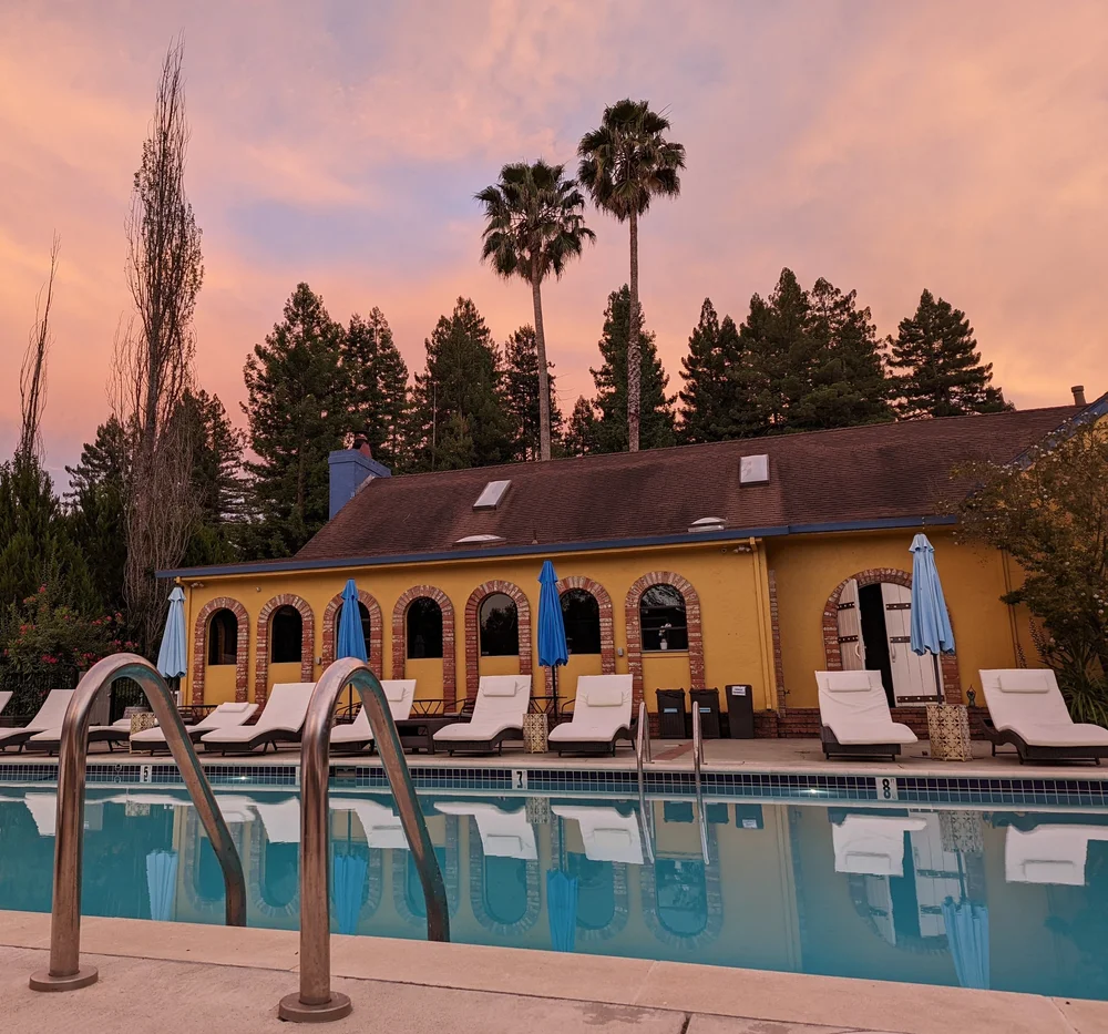 Surrey Resort poolside
