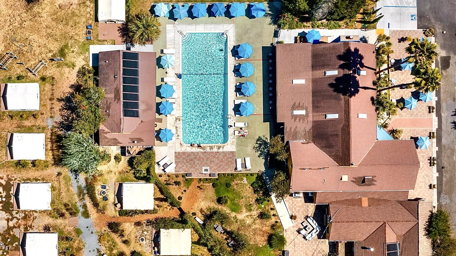 Aerial view of Surrey Resort