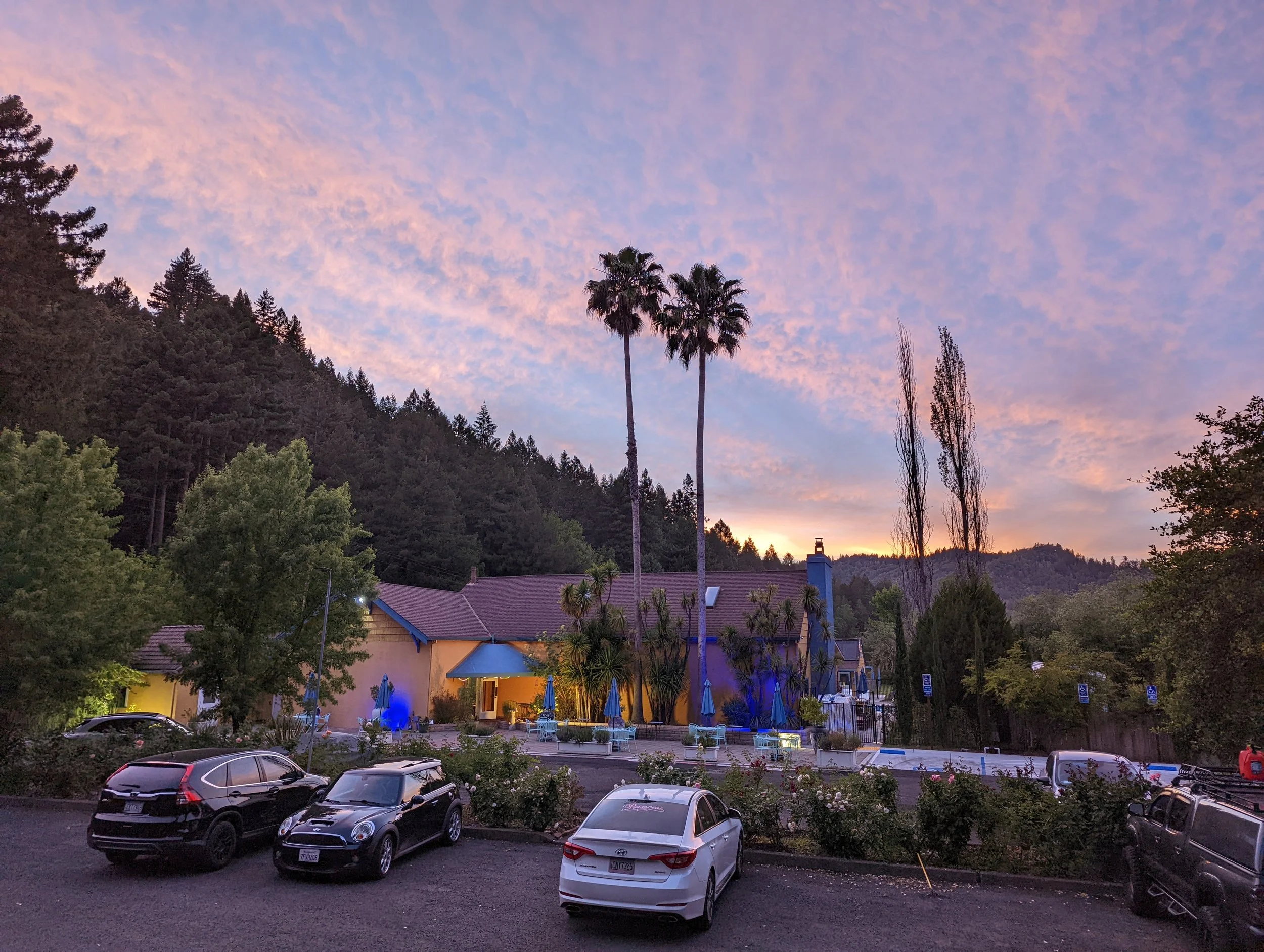 Sunset over Surrey Resort