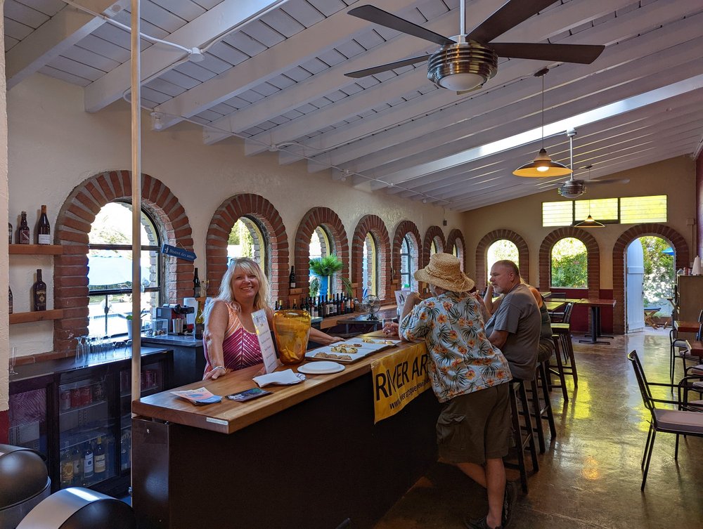 Guests at the bar lounge