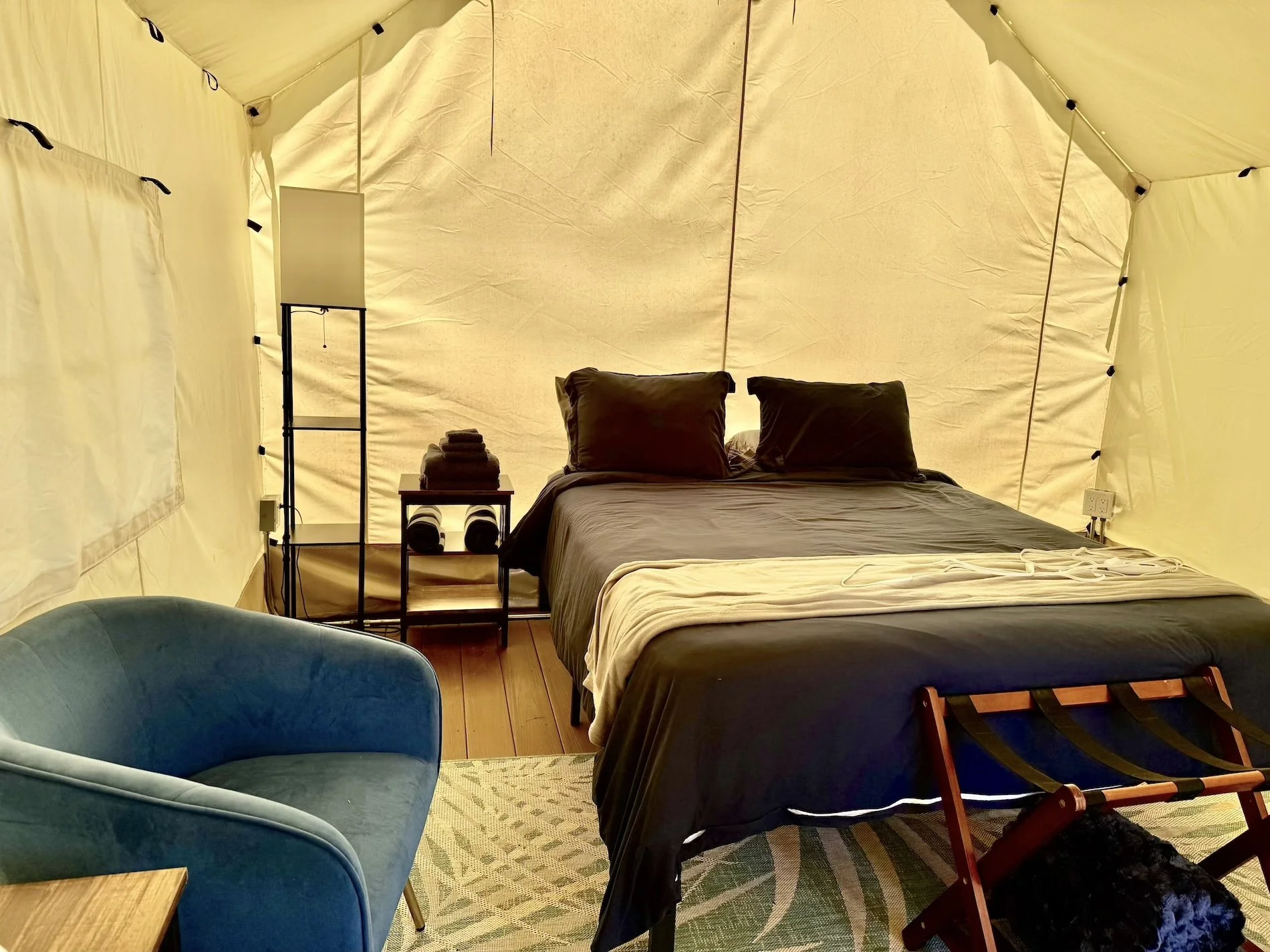 Fab Couple tent at Surrey Resort