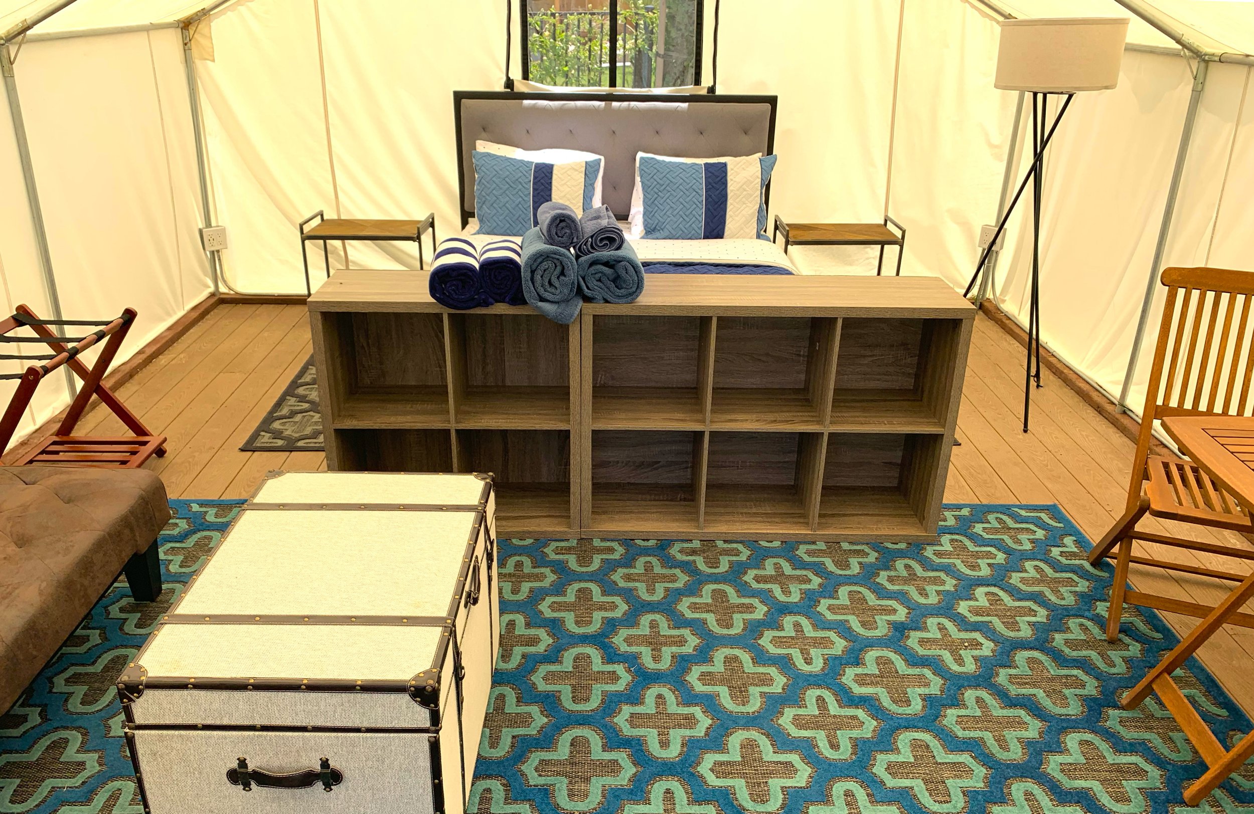 Fab Couple tent at Surrey Resort