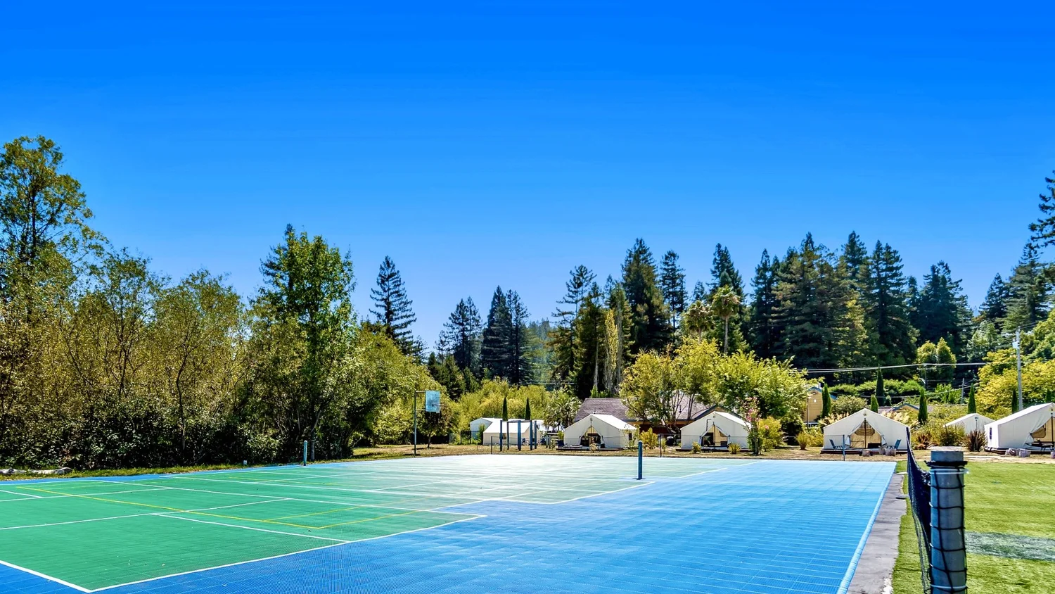 Tennis court at Surrey Resort
