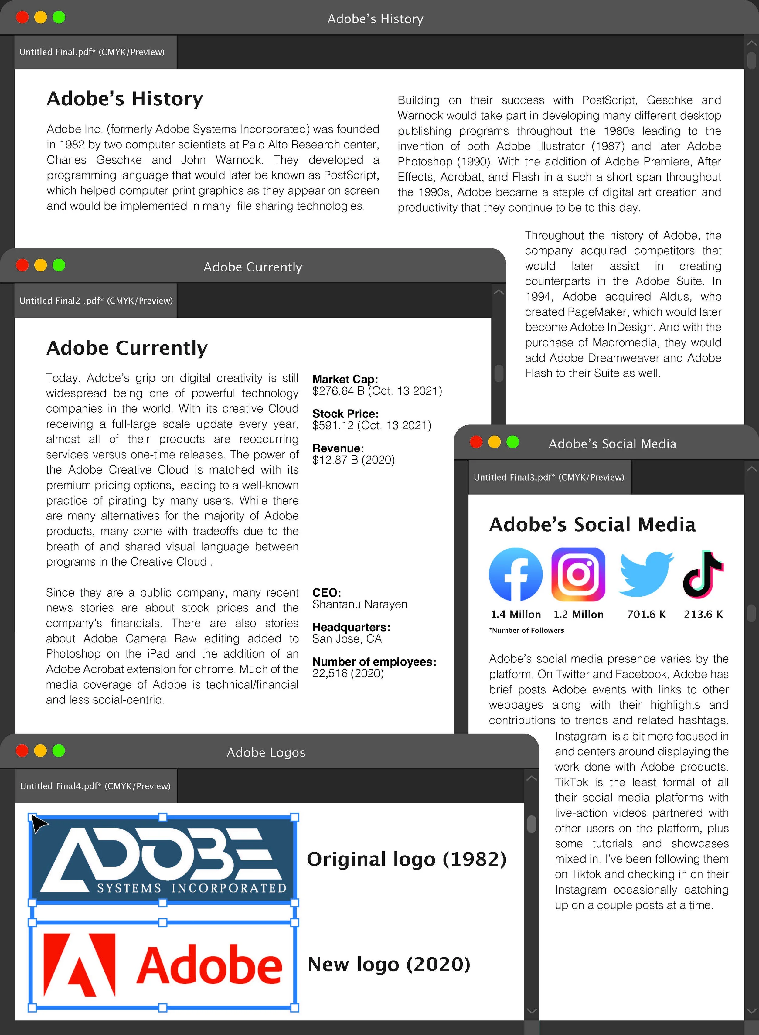 Adobe History Research Poster