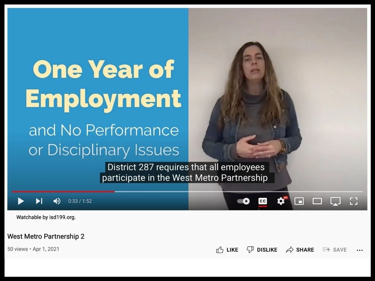 One of several brief videos about a program for staff to become licensed teachers.