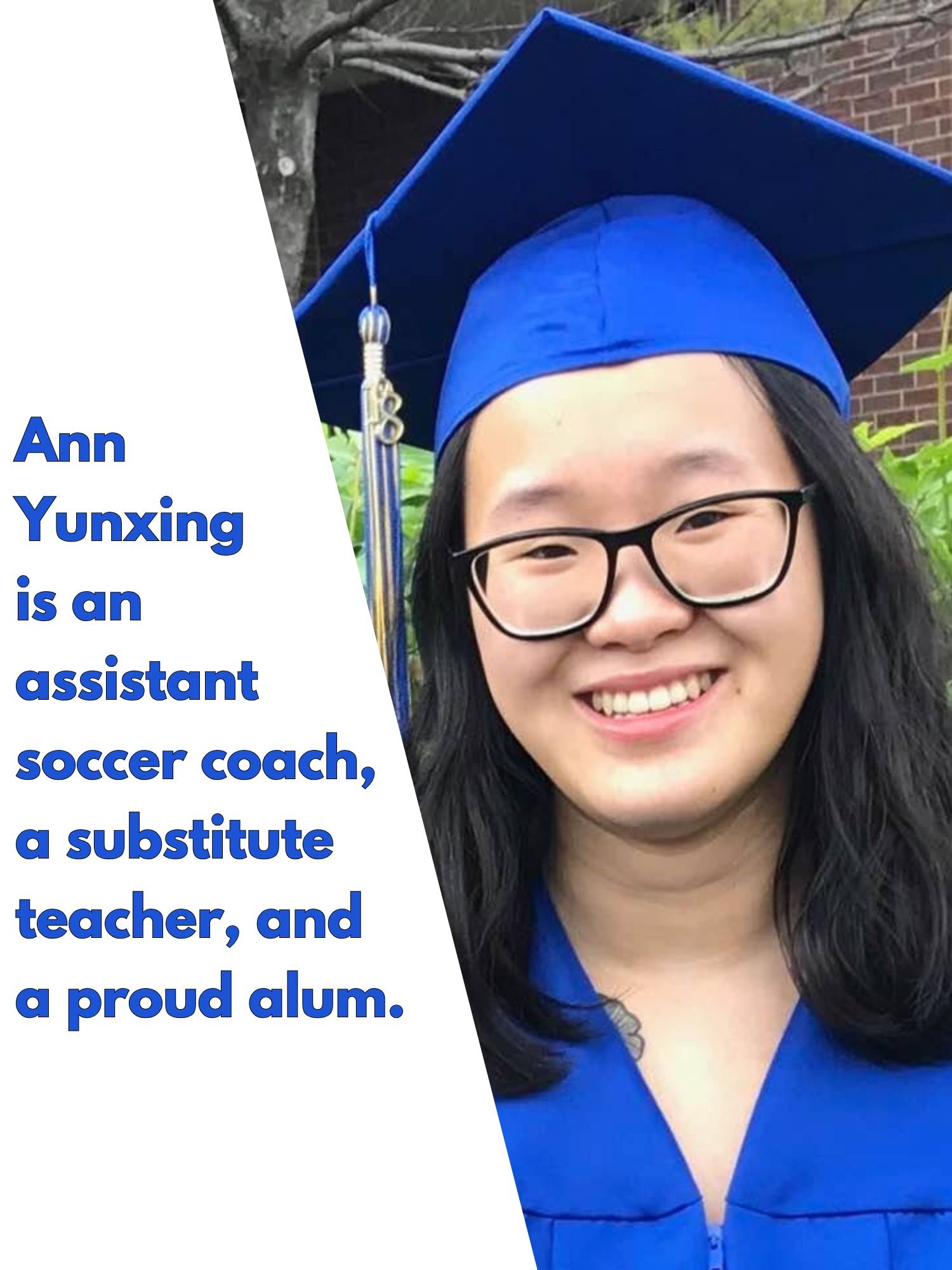 Ann Yunxing was part of the Class of 2018. Welcome back, Ann!