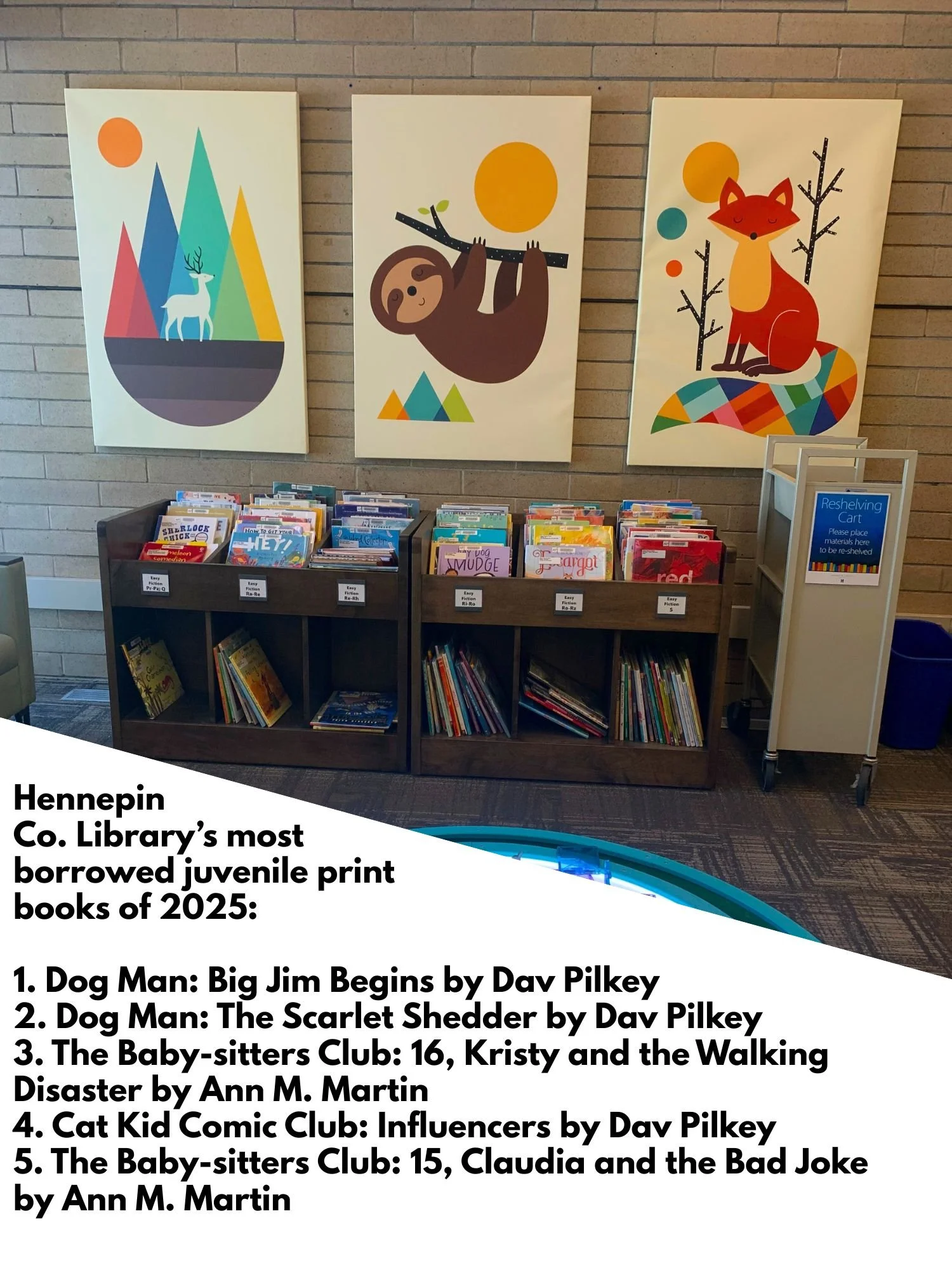 The public library is open during school break.