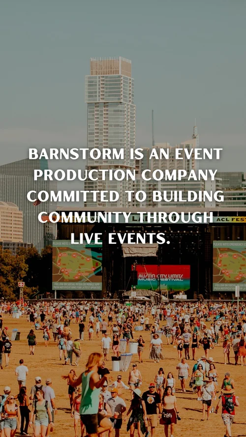 Barnstorm Event Production and Management