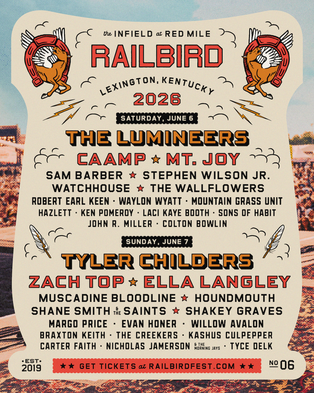 Railbird Lineup 2026