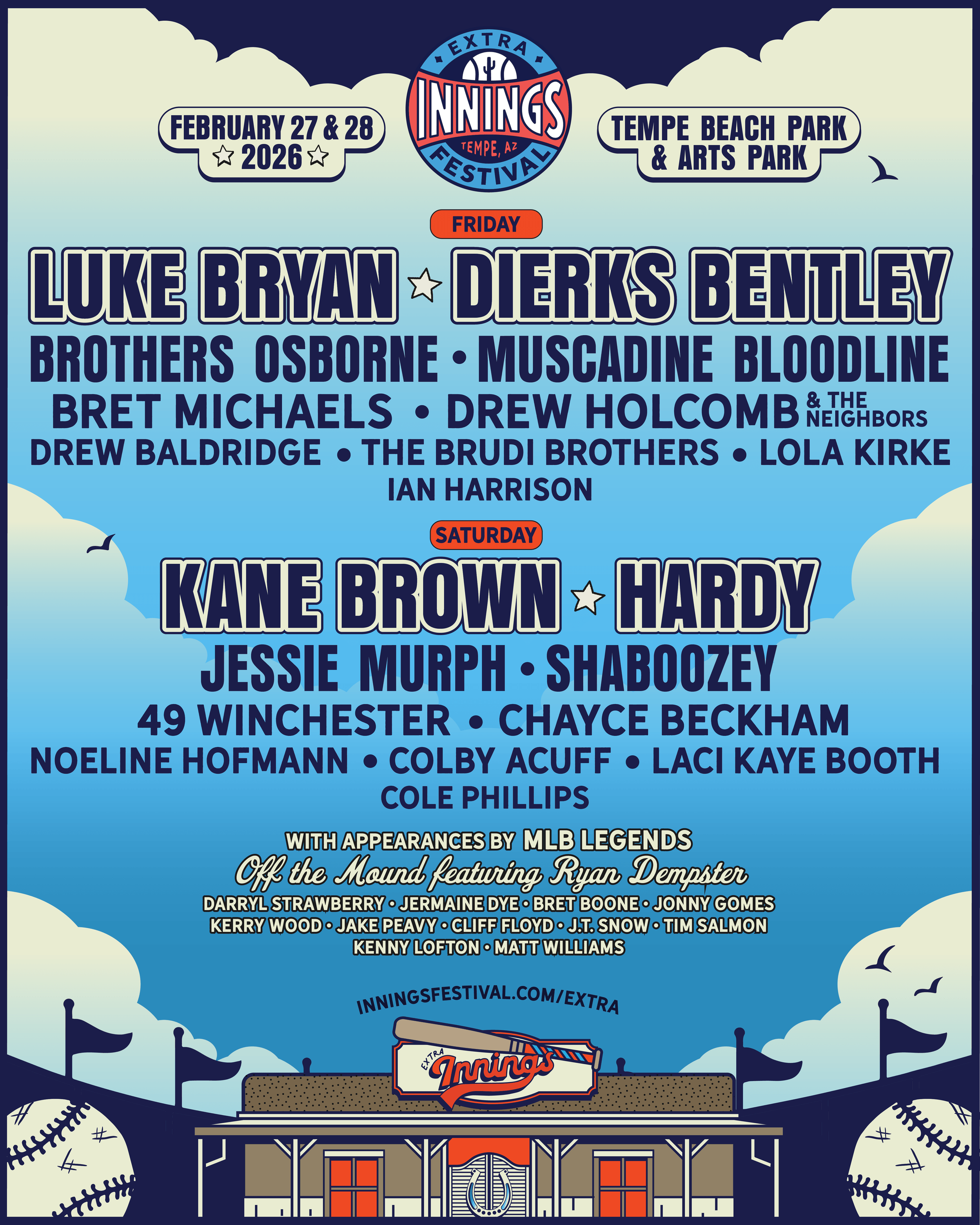 Extra Innings Festival Lineup 2026