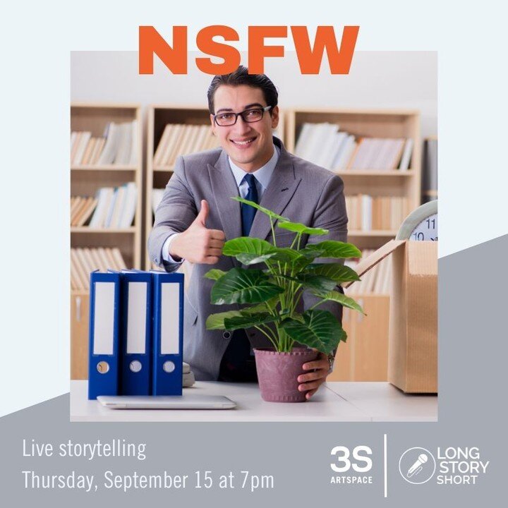 New show, new date.⁠
⁠
Tickets now on sale for the next Long Story Short show, NSFW, a show about workplace drama, terrible jobs and other work-related tales.⁠
⁠
Follow link in bio to grab tix now!