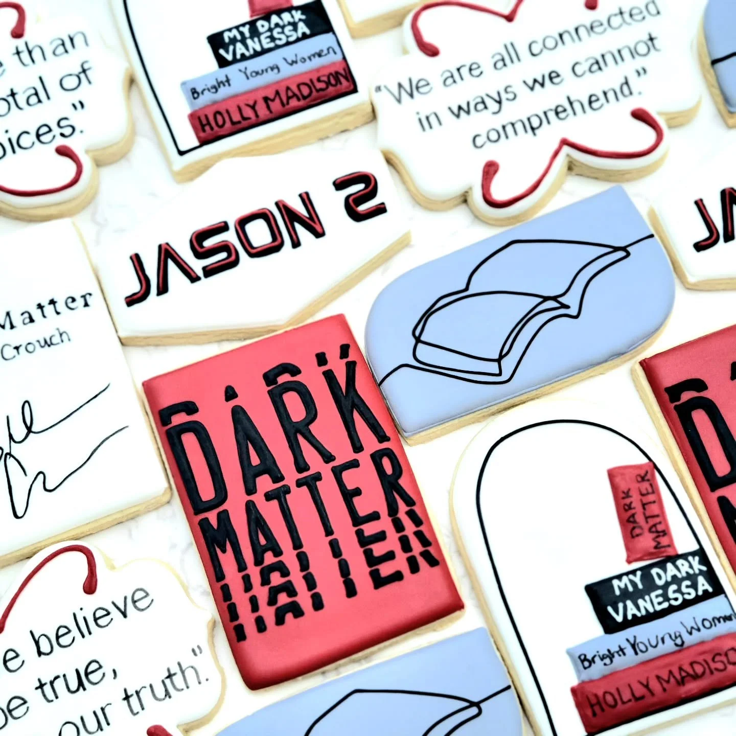 This one's still on my "Want to Read" list, but I was happy to help this book club celebrate their reading!
.
.
.
#homemade #baking #sugarcookies #royalicing  #cookies #cookiesofinstagram #decoratedcookies #dessertsofig #cookiesofig #edible