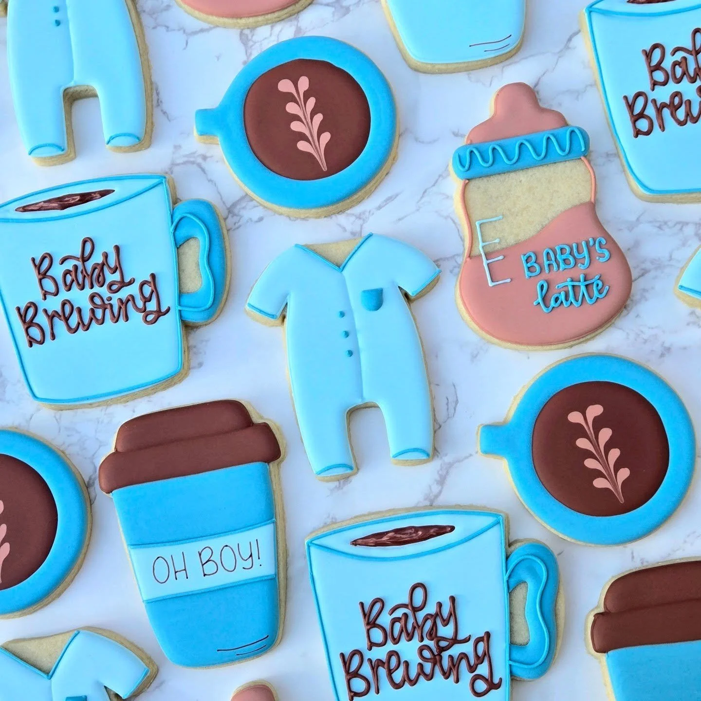 Nothing like a coffee-themed baby shower!
.
.
.
#homemade #baking #sugarcookies #royalicing  #cookies #cookiesofinstagram #decoratedcookies #dessertsofig #cookiesofig #edibleart #weddingcookies #birthdaycookies #bridalshowercookies #babyshowercookies