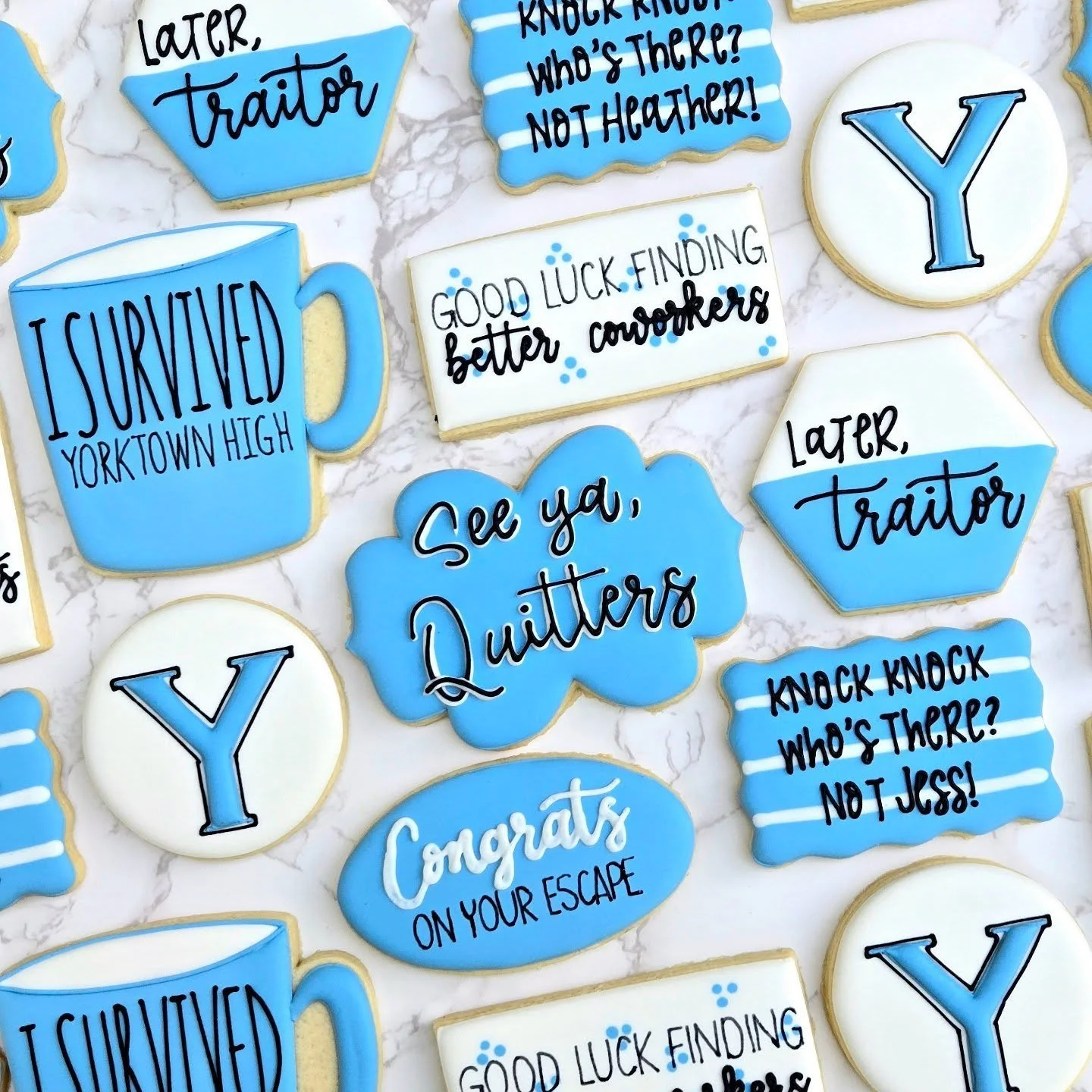 Custom cookies make a great sendoff!
.
.
.
#homemade #baking #sugarcookies #cookies #graduationcookies