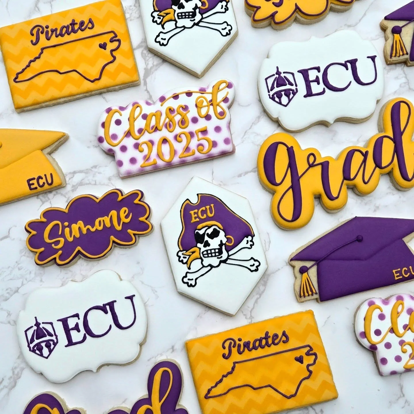 Congratulations to all the ECU and RPI graduates!
.
.
.
#eastcarolina #baking #sugarcookies #cookies #graduationcookies