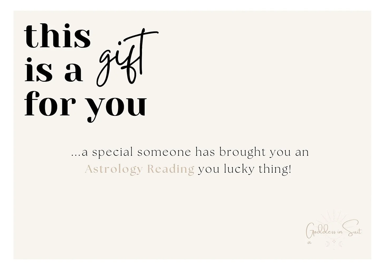 Holiday season gift ideas 🎁

Buy a gift voucher for an Astrology reading with me. The gift of someone knowing themselves more intently&hellip;.is such an amazing gift. Providing clarity as we move into the year of new beginning in 2026 is priceless.