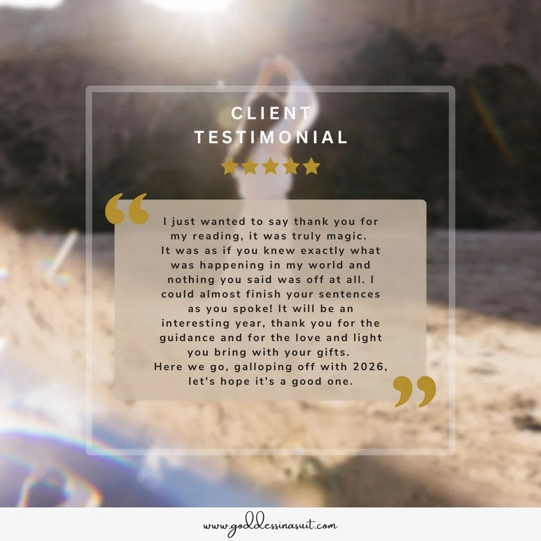 Ahhhhh my client's are the best. I put so much into my readings; heart, energy, consideration, learnings and sometimes I sit here and wonder is any of it making sense 😂

Thank you for taking the time to share your reflections with me, this beautiful