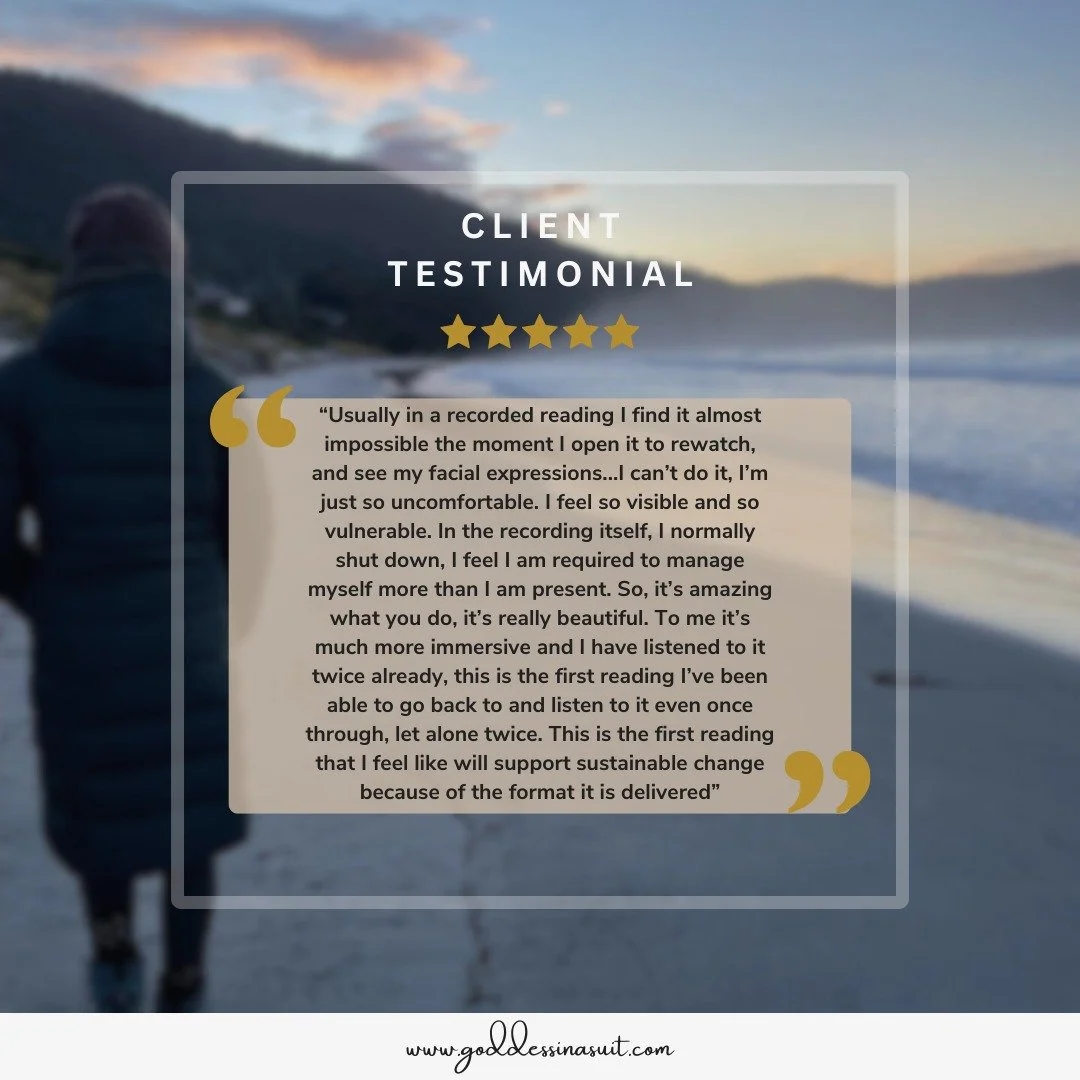 This feedback means the world to me, I have set up my astrology readings differently....

Pre-recorded! With just me in the screen and your chart. You can listen in your Pj's or on the way to work or whenever/wherever you want too. 

Why...firstly be