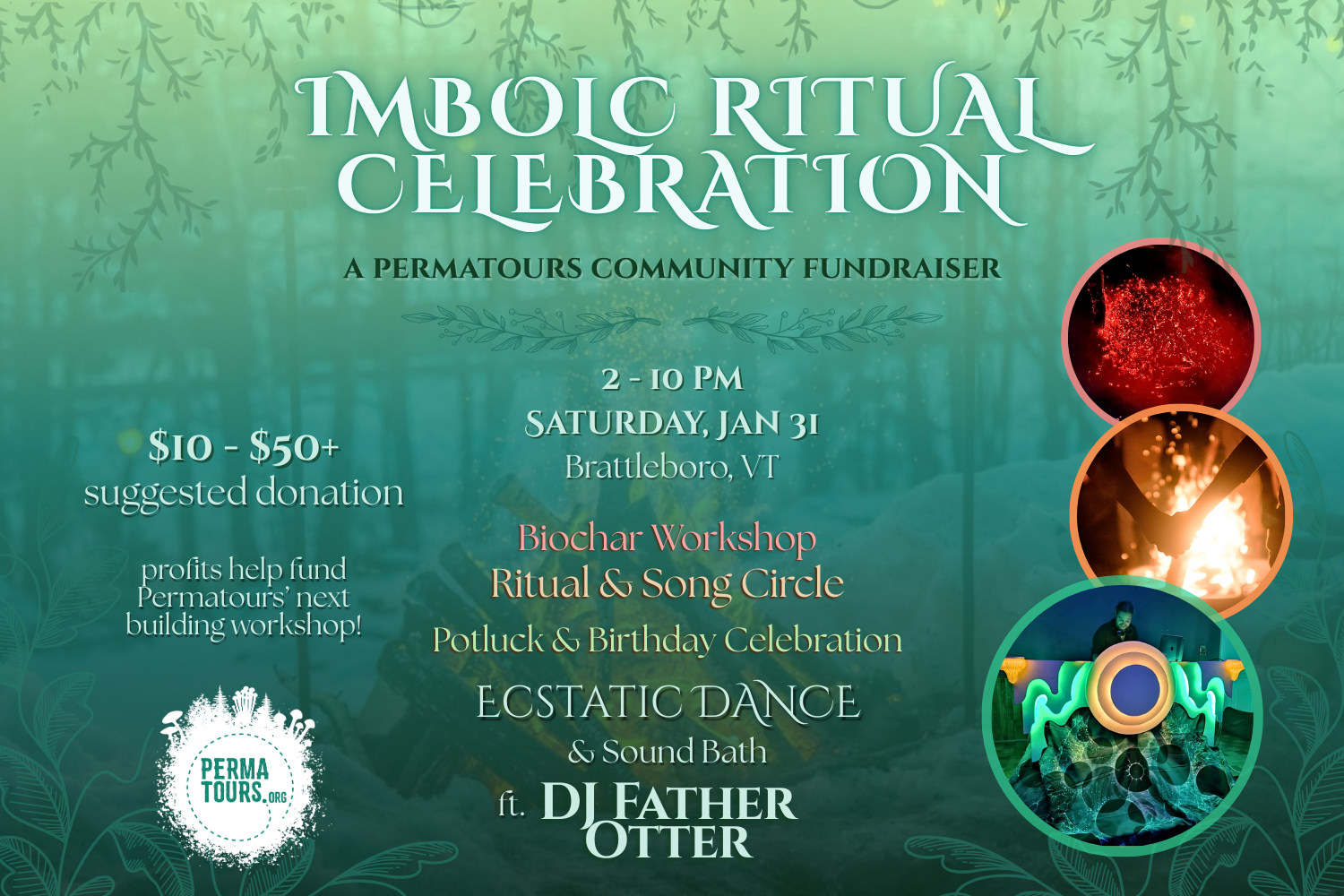 Imbolc Ritual Celebration: Fire, Song, &amp; Dance