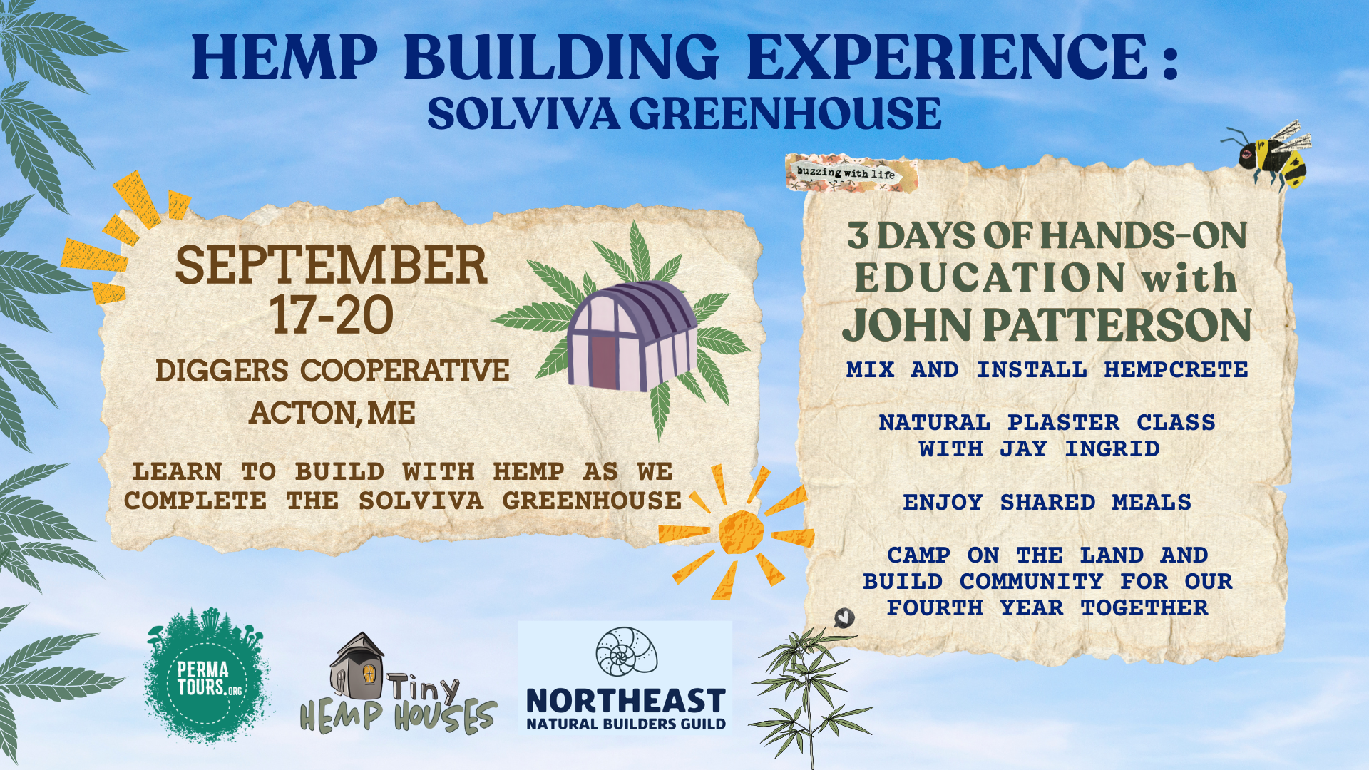 Hemp Building Experience : Solviva