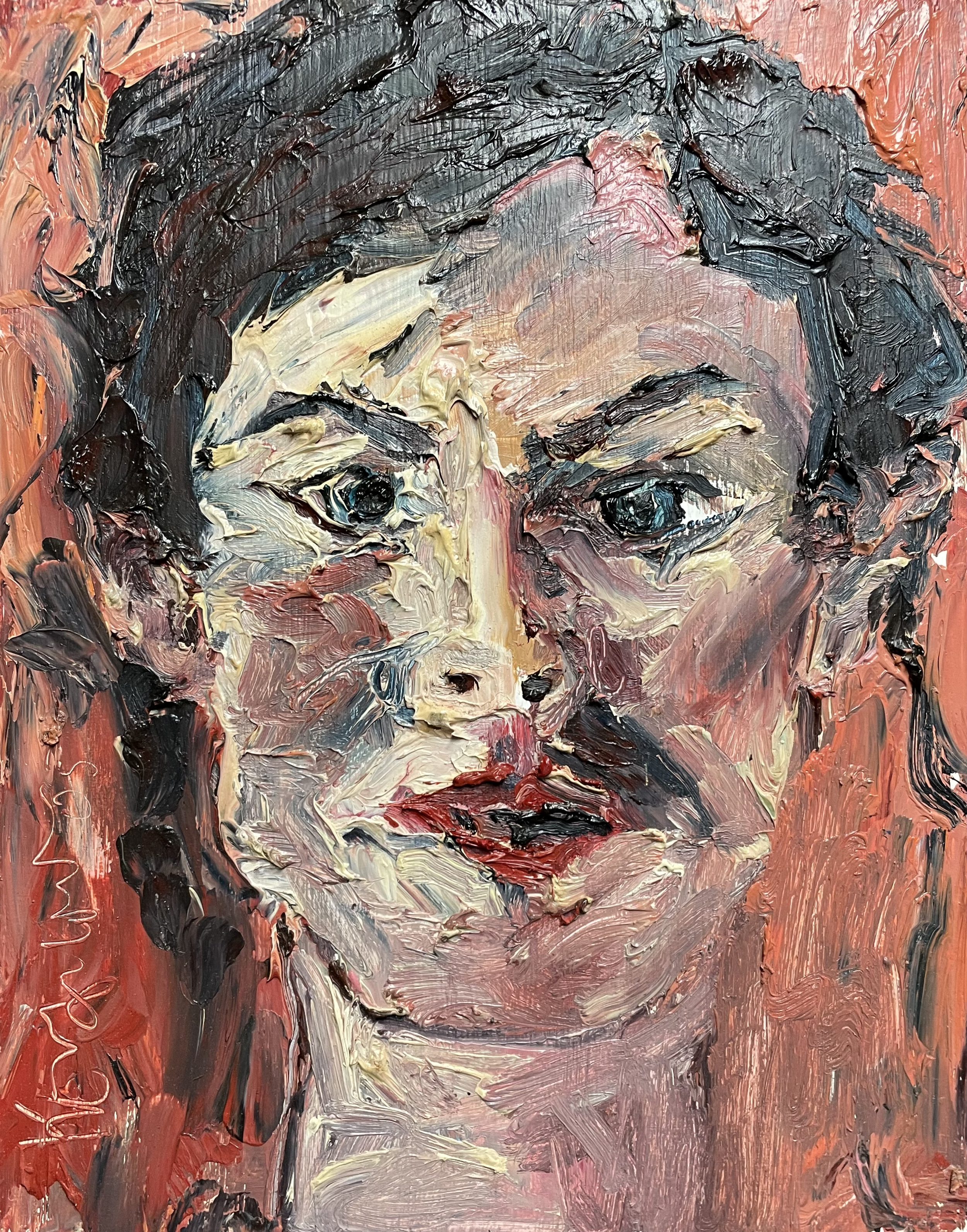 "JCREW" Oils on Wood Panel, 10" x 8" , 2005