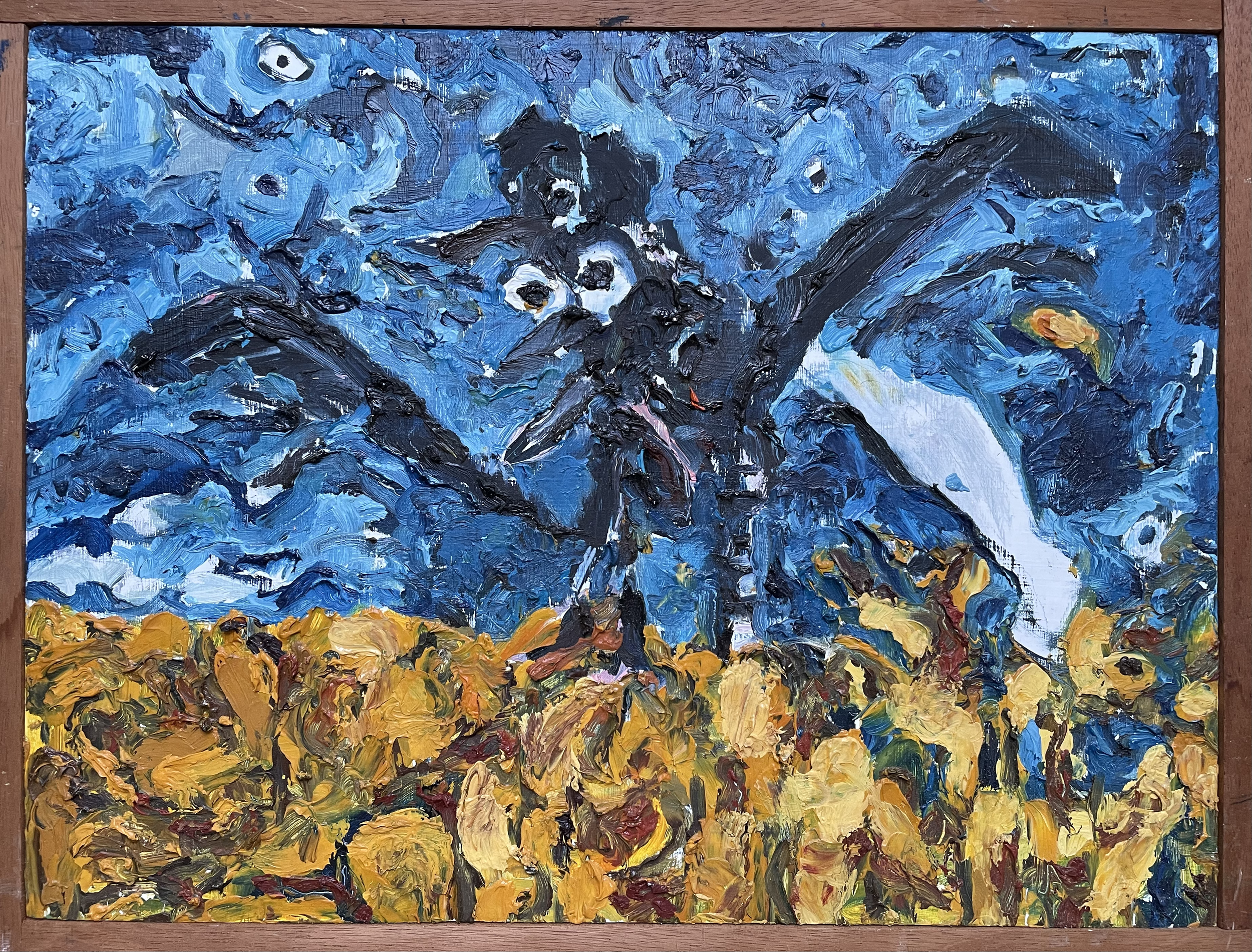 "Vincent" Oils on Wood, 13" x 17" , 2004