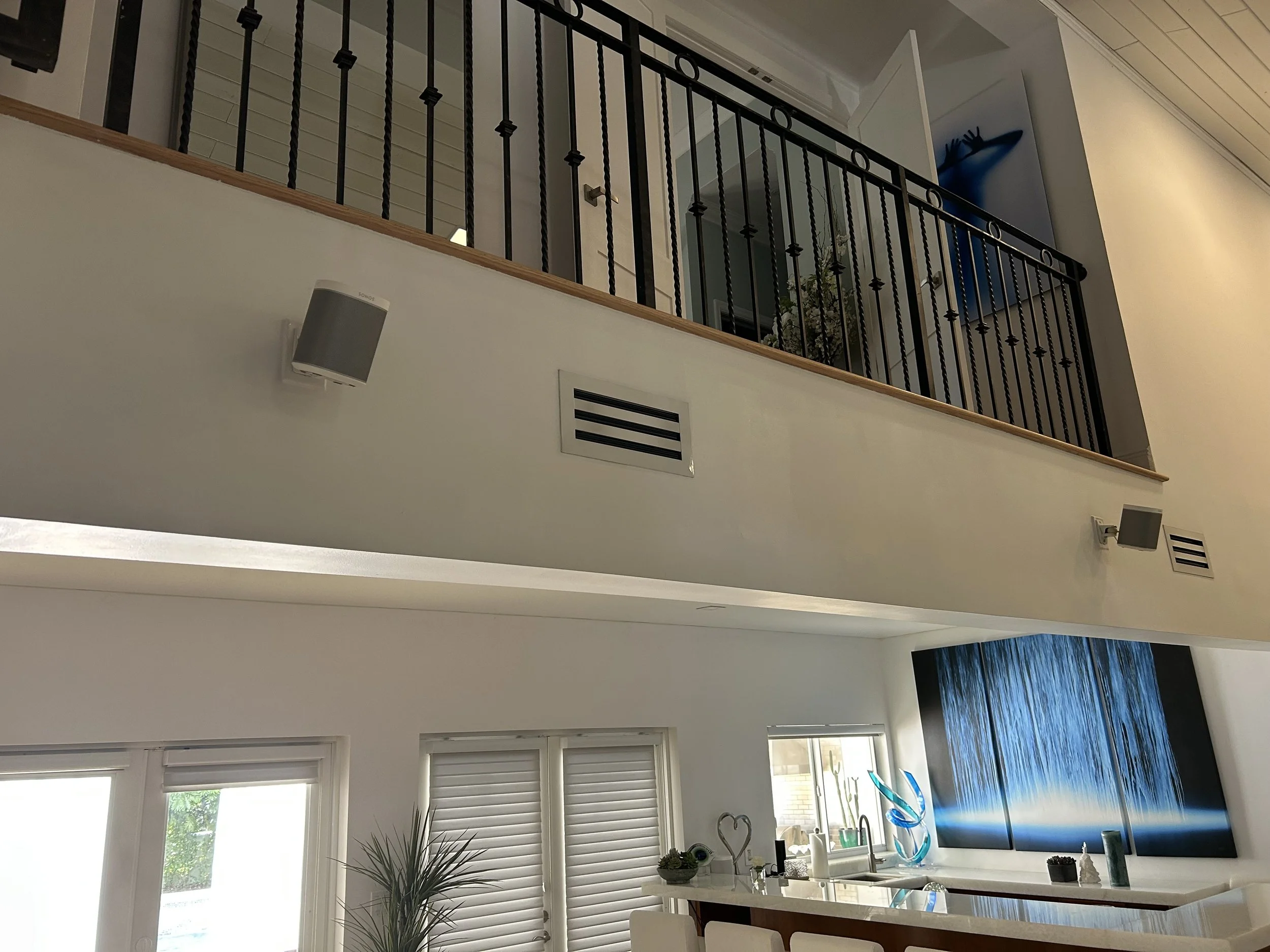 Completed drywall repair