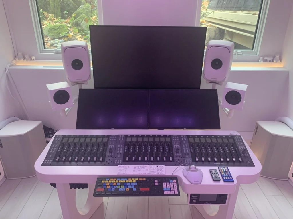 SSL UF8s embedded into the Control Desk