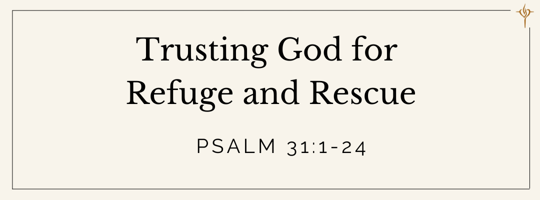 Christ’s Trust Amid His Suffering (Psalm 31:1-24) episode artwork