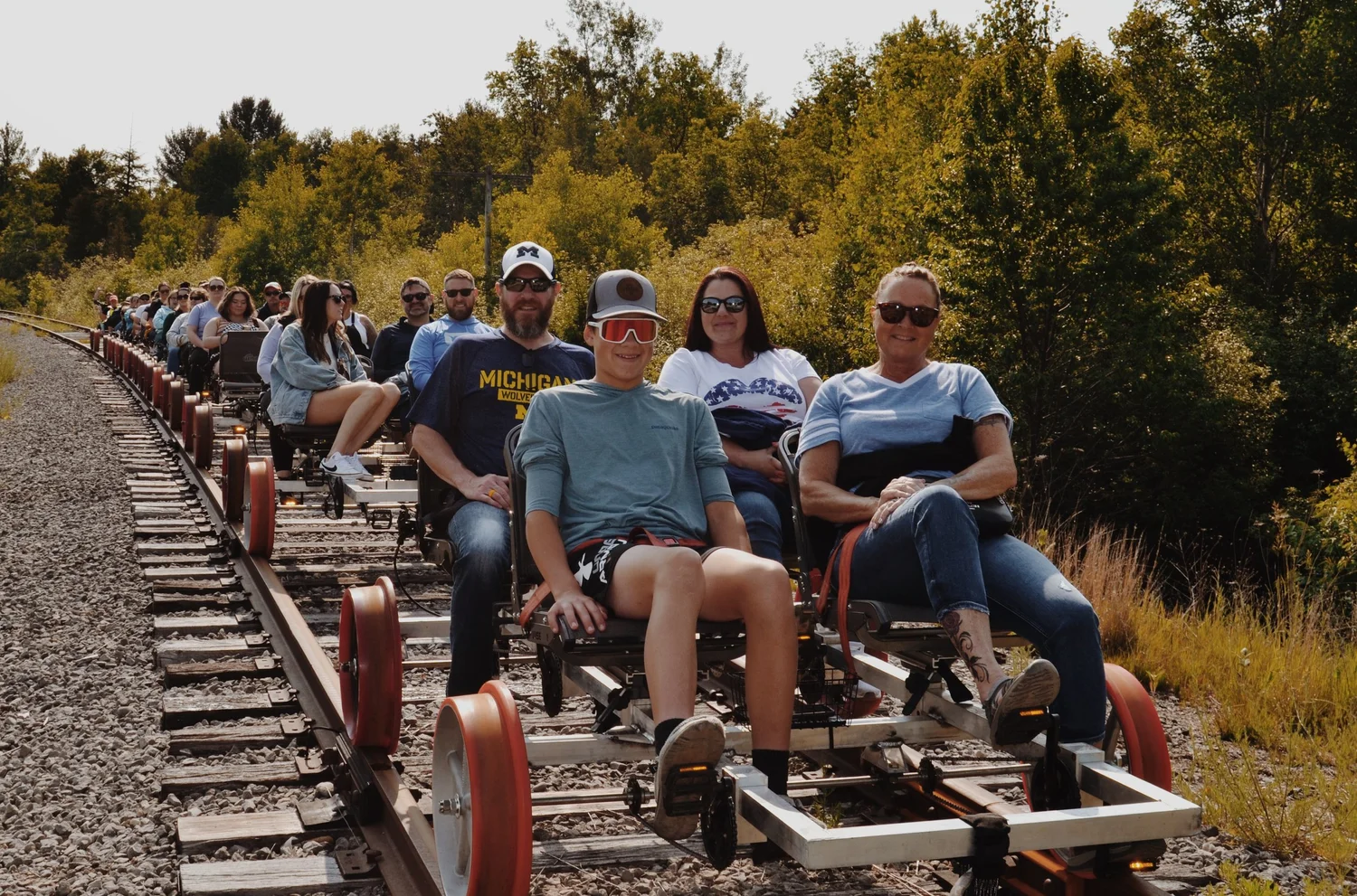 Tours Rail Biking Tour in Traverse City, MI — Wheels on Rails