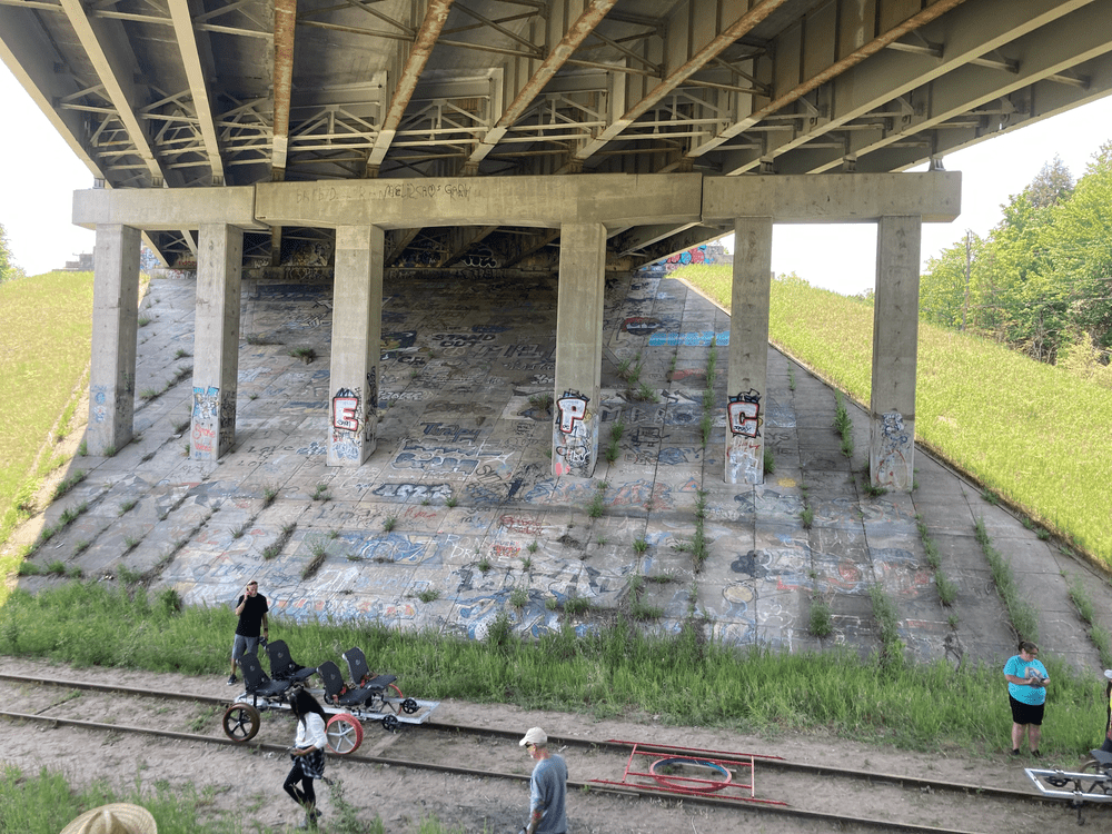 Location Rail Biking Tour in Traverse City, MI — Wheels on Rails