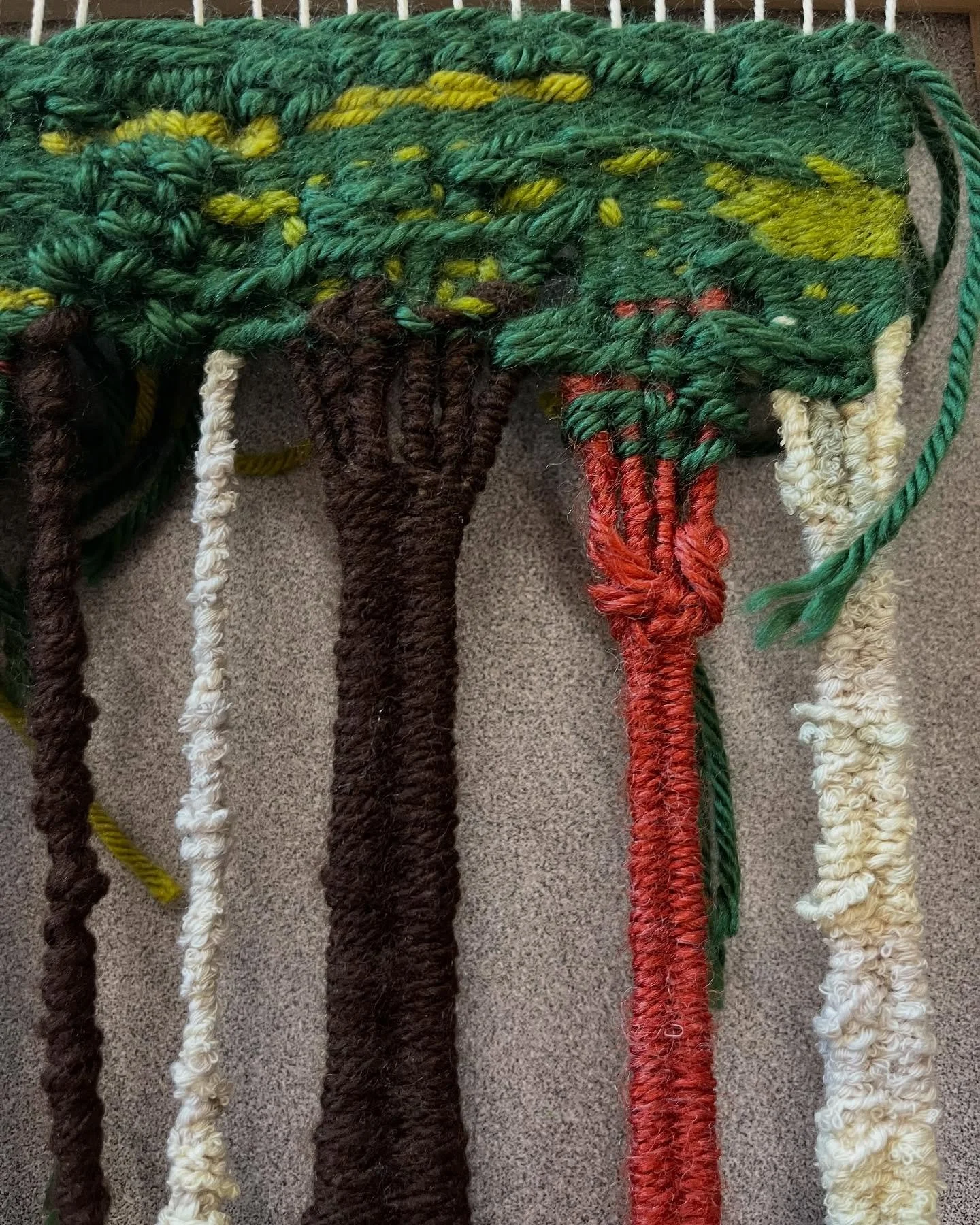 Senior weaving class at  Family First Community center