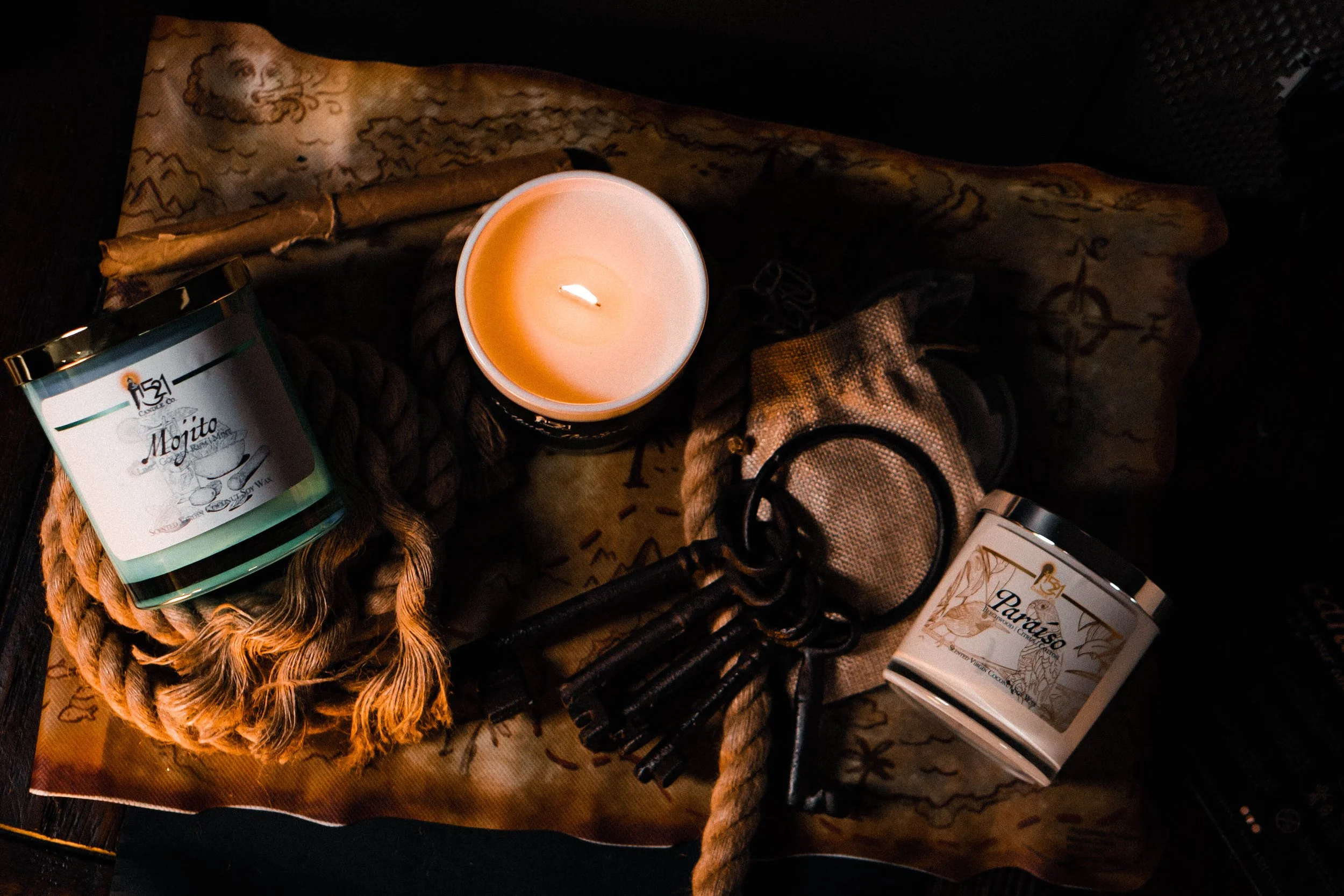 1521 candle burning