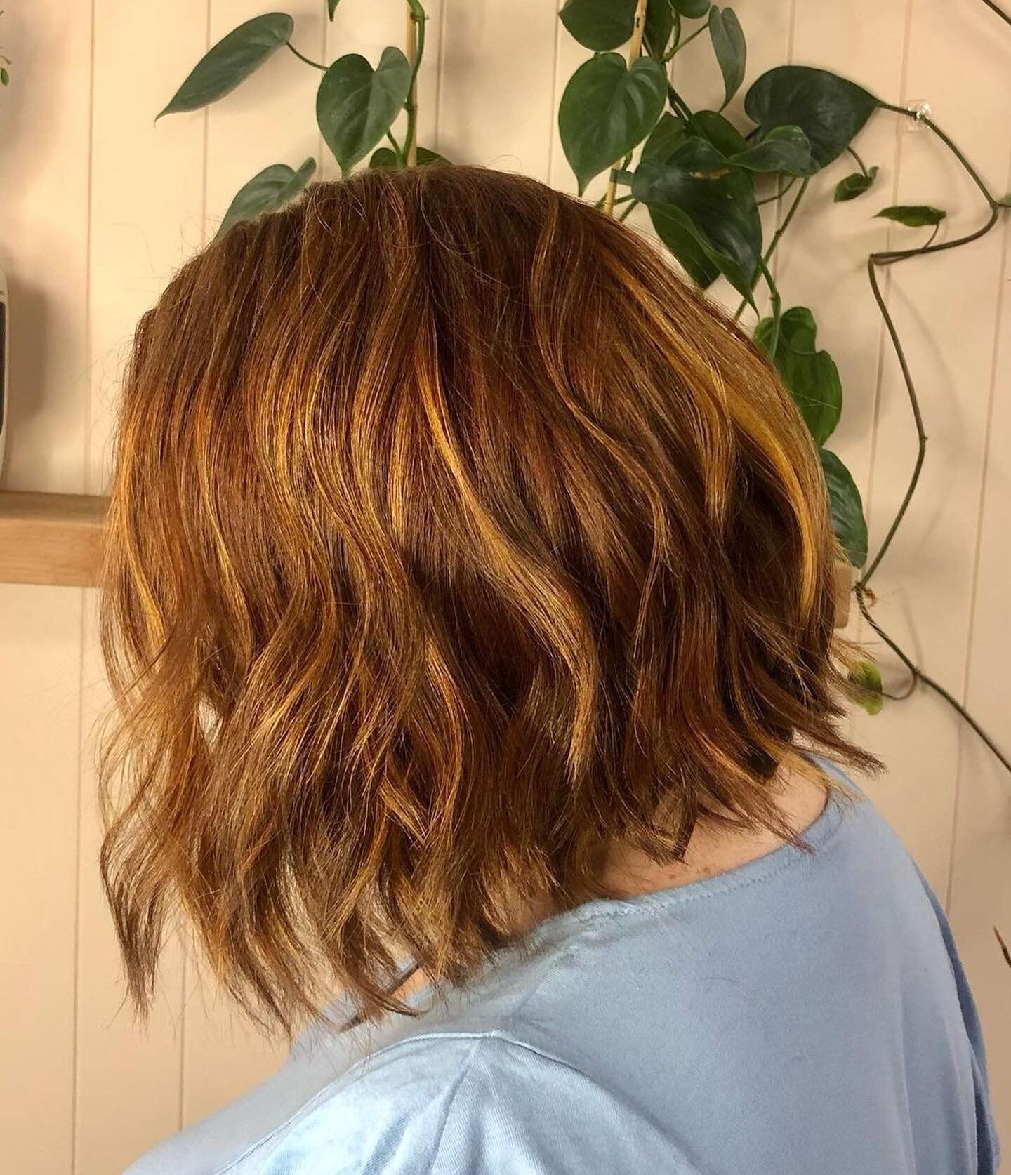 Amazing what adding 10 foils to your global colour does for your hair game 🧡💛