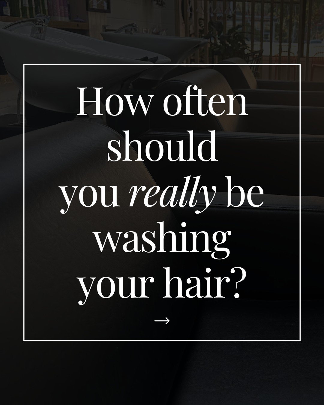 To Wash or Not to Wash? That is the Question!

Chances are, you've been told numerous times to avoid washing your too often, but let's explore a little more, shall we?

We recommend that on average, hair should be washed 2-3 times a week. A clean sca