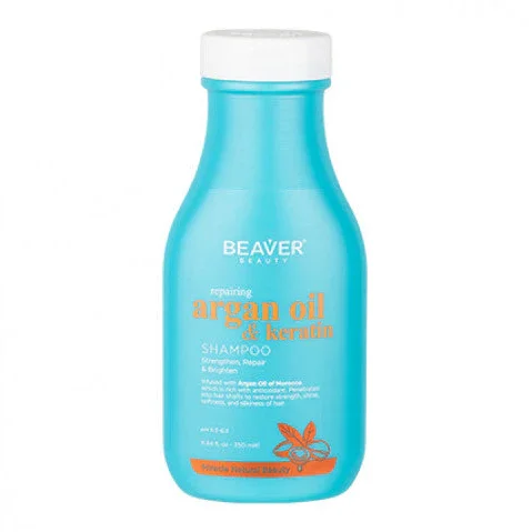 Beaver Argan Oil & Keratin Repairing Shampoo
