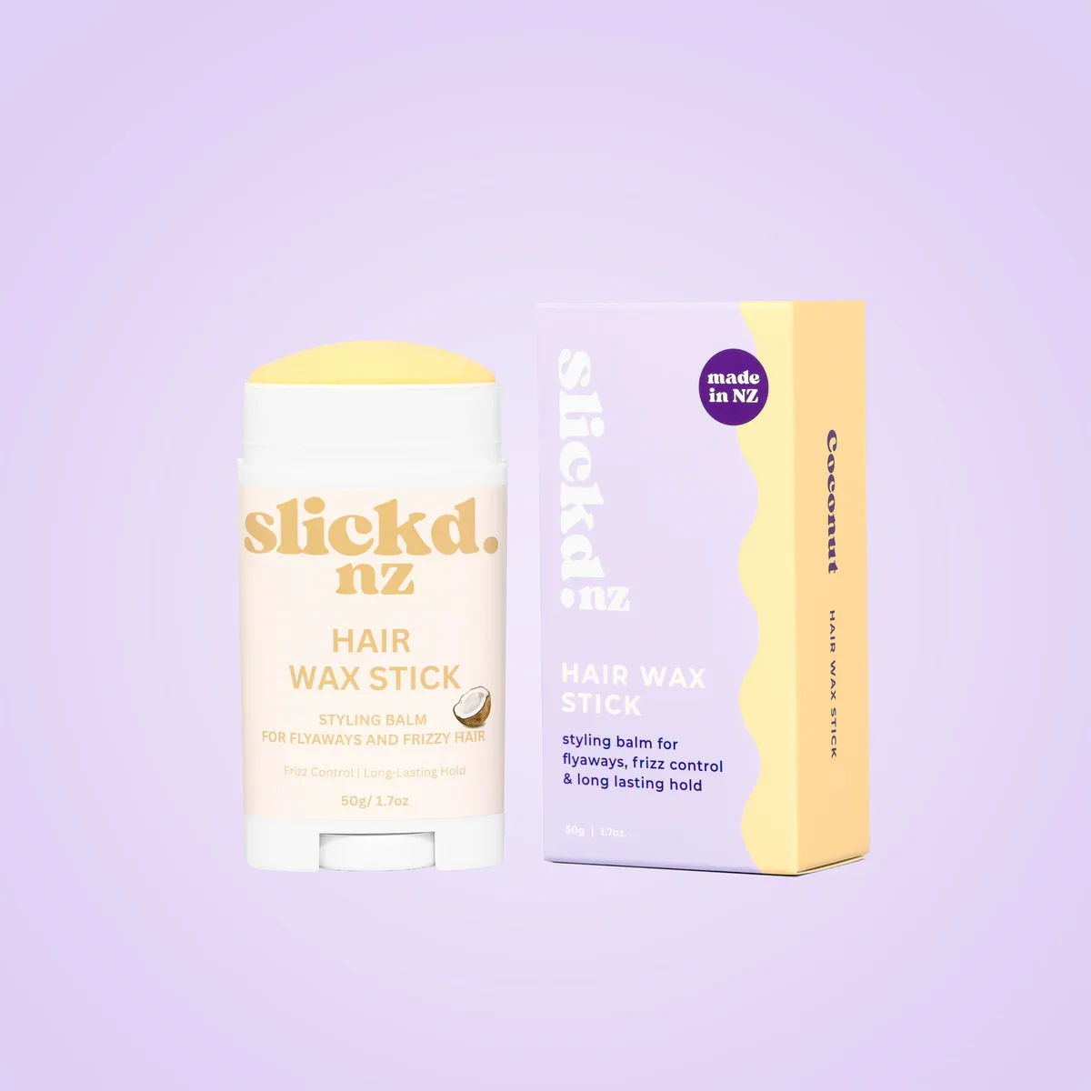 Slickd hair wax stick 50g - Coconut