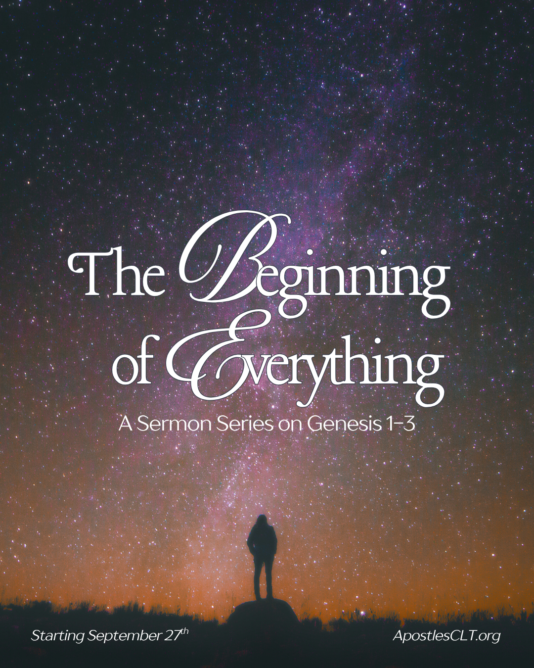 Sermon: “In the Beginning”