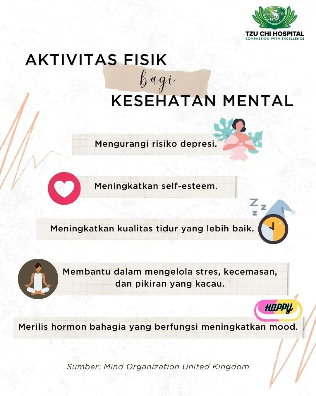 Tips Agar Kesehatan Mental Tetap Terjaga — Tzu Chi Hospital