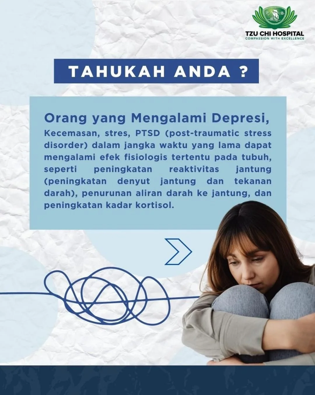 Sehatkan Jantung Dengan Menjaga Kesehatan Mental — Tzu Chi Hospital