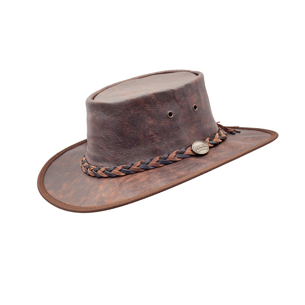 1018VB - Squashy Crackle Kangaroo - Vintage — Barmah Hats Australia