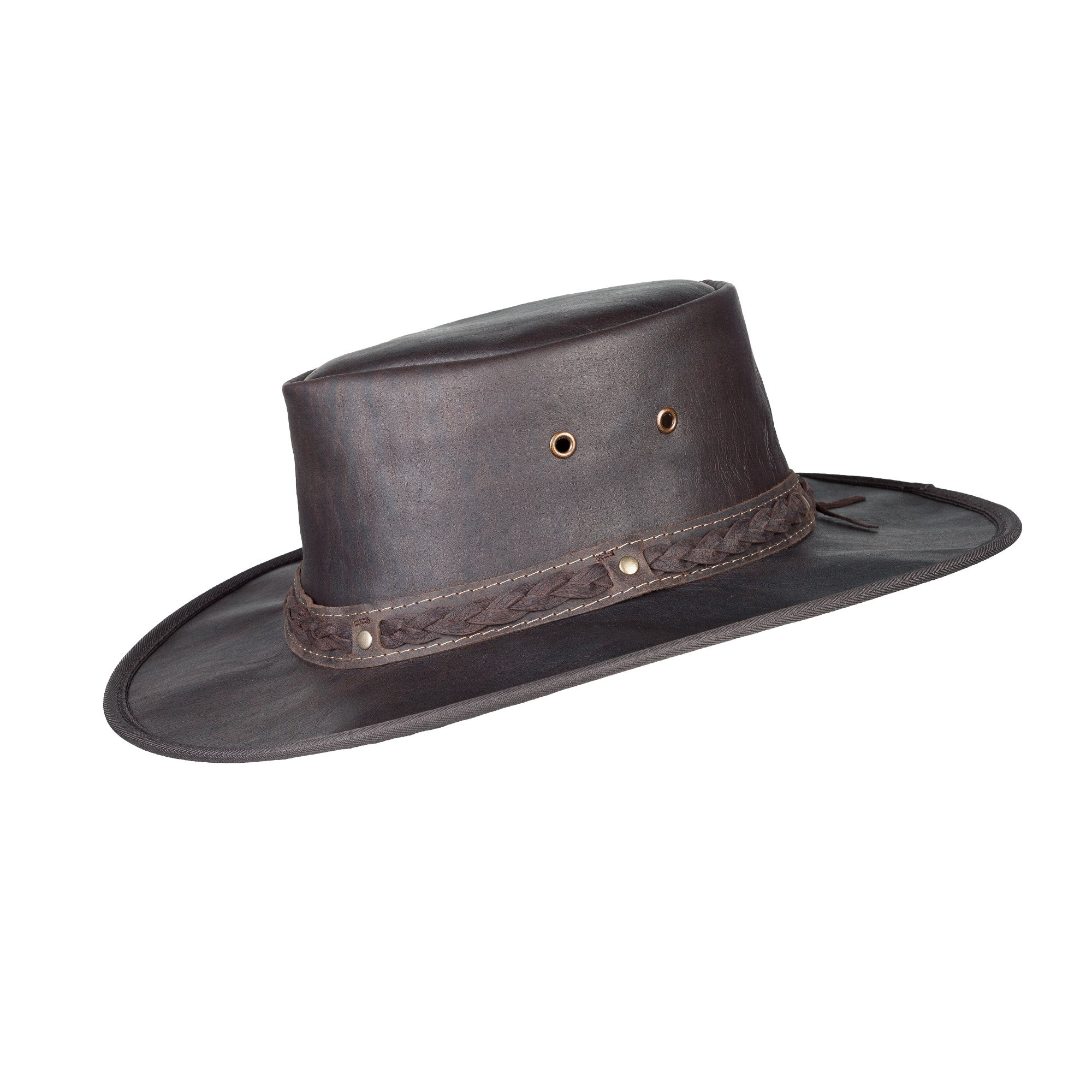 Barmah Hats Sundowner Kangaroo Leather Hat 1019BL / 1019BR
