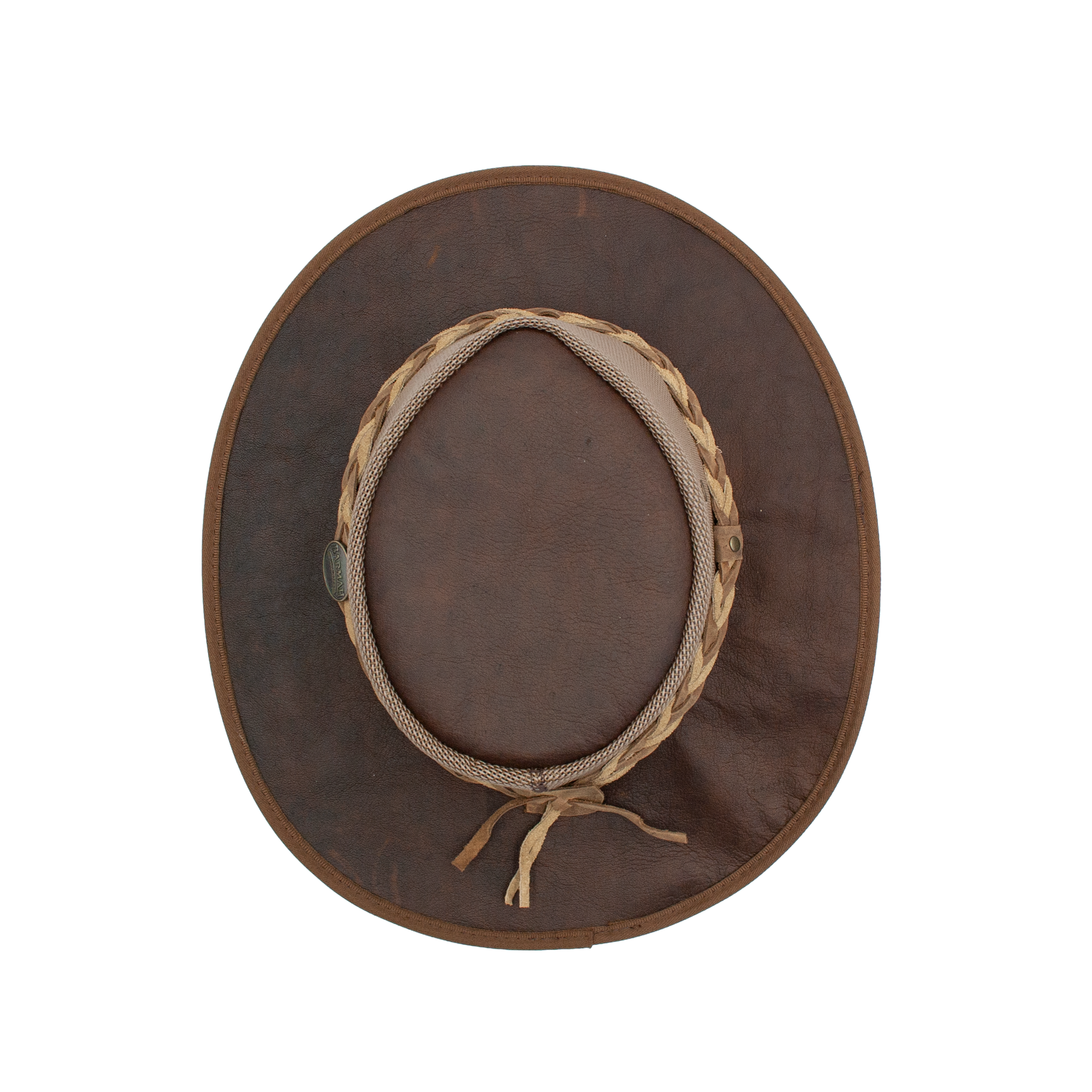 Squashy Kangaroo Cooler hat in Hickorystone – top view